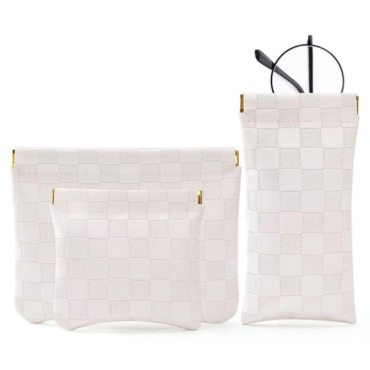 MZLUWM 3PCS Small Makeup Bag for Purse，Waterproof Leather Portable Mini Makeup Bag,Snap Closure Organizer Pouch for Coin Cards Jewelry Lipstick Cosmetic Accessories，Small Travel Kit Storage Pouch - thewildfolk MZLUWM 3PCS Small Makeup Bag for Purse，Waterproof Leather Portable Mini Makeup Bag,Snap Closure Organizer Pouch for Coin Cards Jewelry Lipstick Cosmetic Accessories，Small Travel Kit Storage Pouch