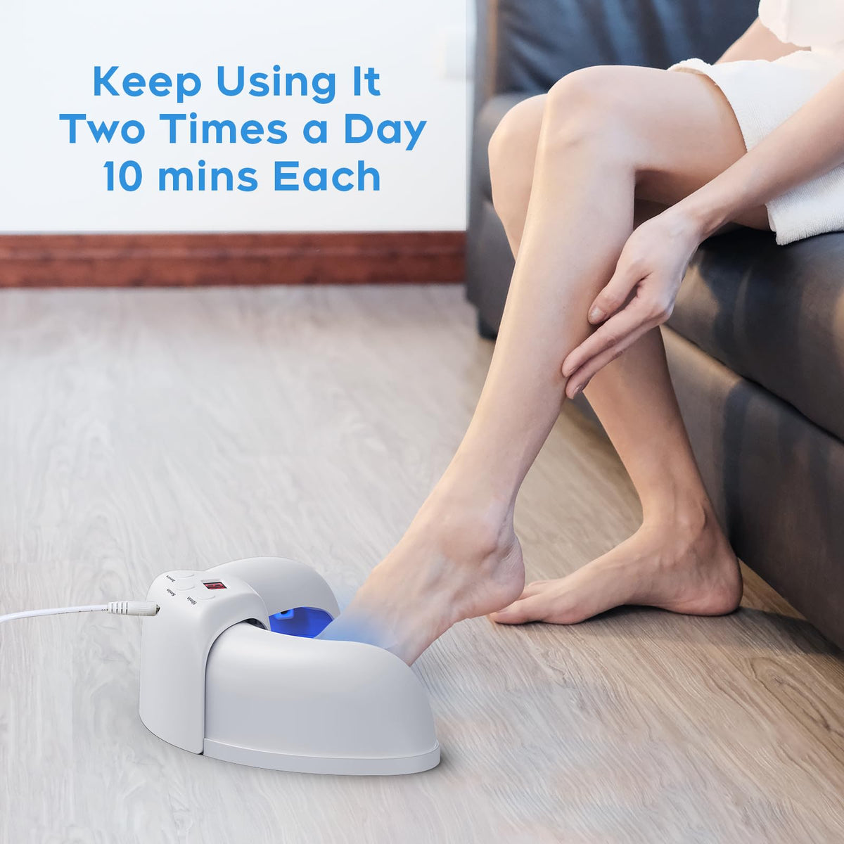 Nail Care Light for Dull, Thick Fingernails & Toenails, Plug-in White - thewildfolk Nail Care Light for Dull, Thick Fingernails & Toenails, Plug-in White
