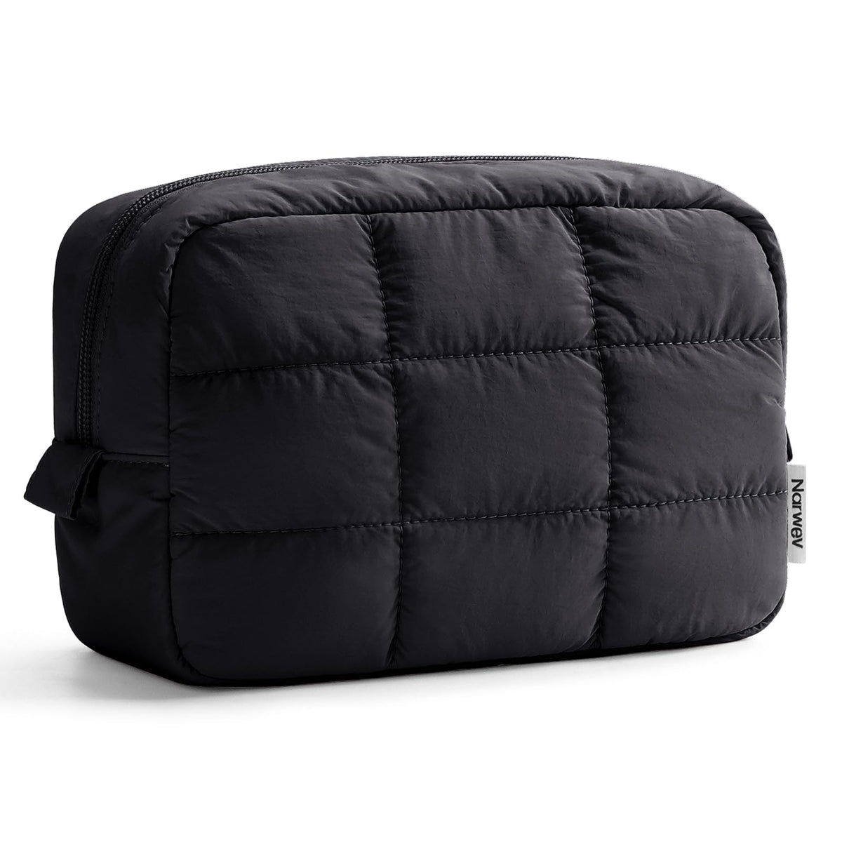 Narwey Puffy Makeup Bag Travel Toiletry Bag, Quilted Cosmetic Bag for Women - thewildfolk Narwey Puffy Makeup Bag Travel Toiletry Bag, Quilted Cosmetic Bag for Women