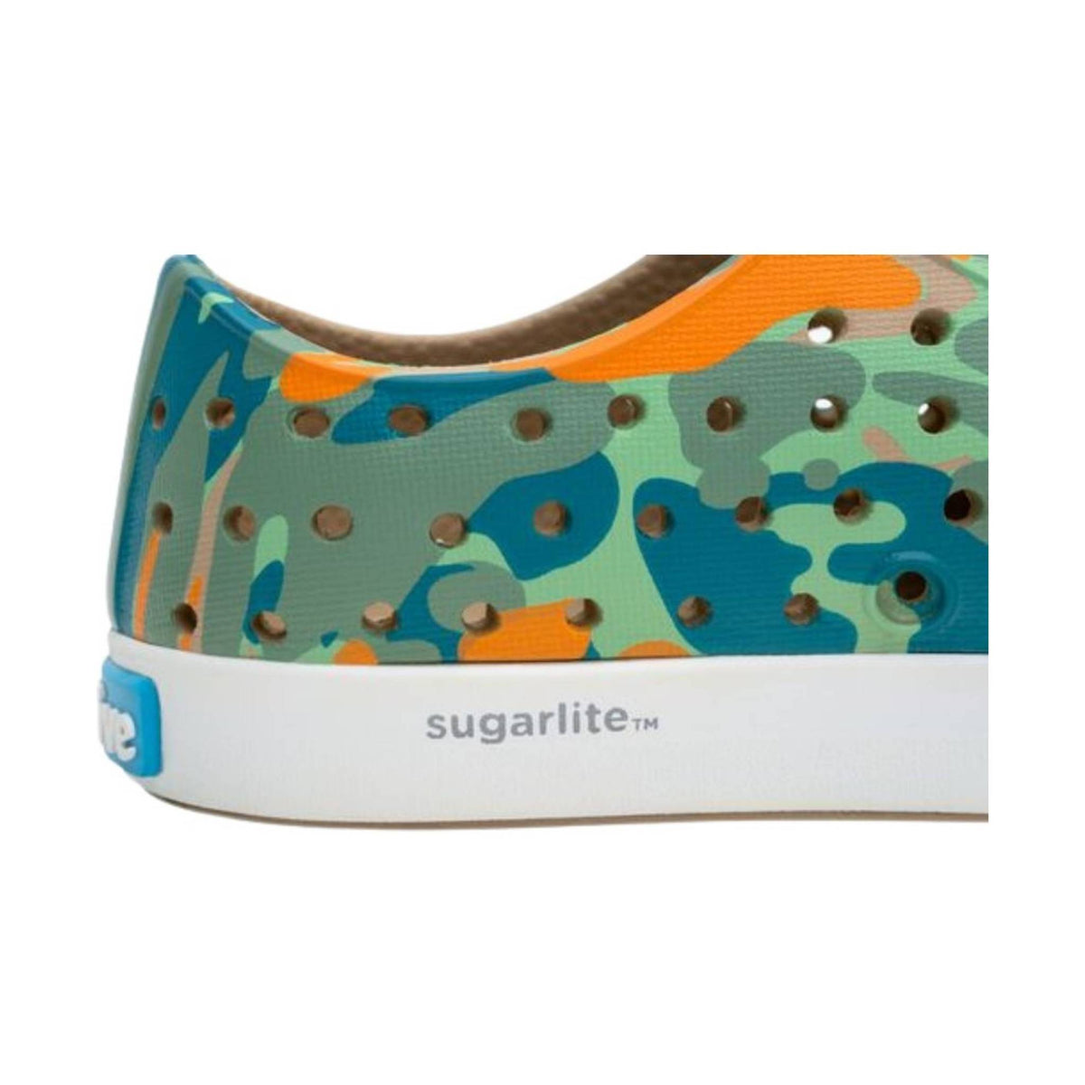 Native Kids' Youth Sugarlite Print - Flax Tan/Shell White/City Eucamo