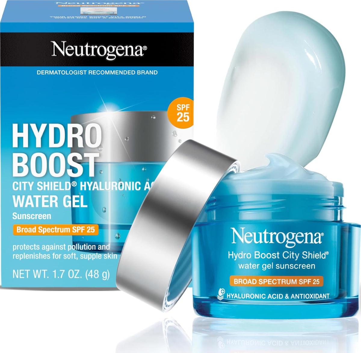 Neutrogena Hydro Boost City Shield Water Gel Face Moisturizer SPF 25 1.7 oz - thewildfolk Neutrogena Hydro Boost City Shield Water Gel Face Moisturizer SPF 25 1.7 oz