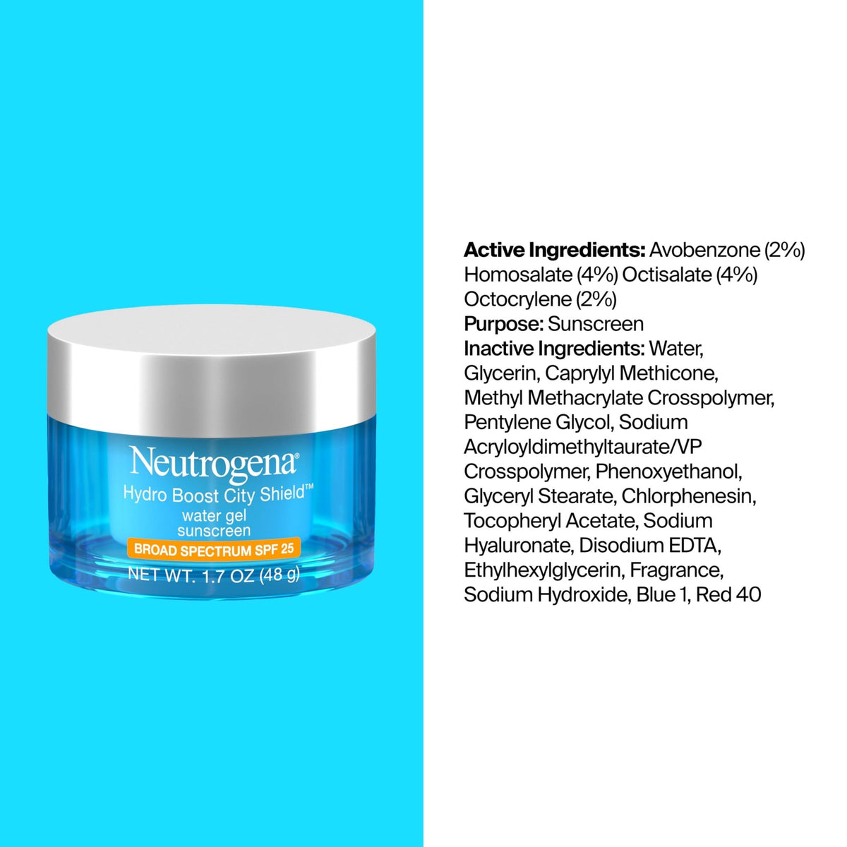 Neutrogena Hydro Boost City Shield Water Gel Face Moisturizer SPF 25 1.7 oz - thewildfolk Neutrogena Hydro Boost City Shield Water Gel Face Moisturizer SPF 25 1.7 oz