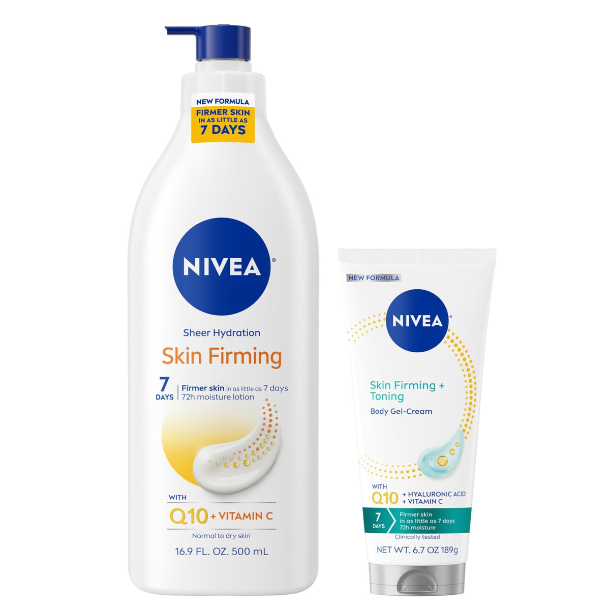 NIVEA Skin Firming Skin Care Set, Body Lotion and Gel Cream, 2 Items Total - thewildfolk NIVEA Skin Firming Skin Care Set, Body Lotion and Gel Cream, 2 Items Total