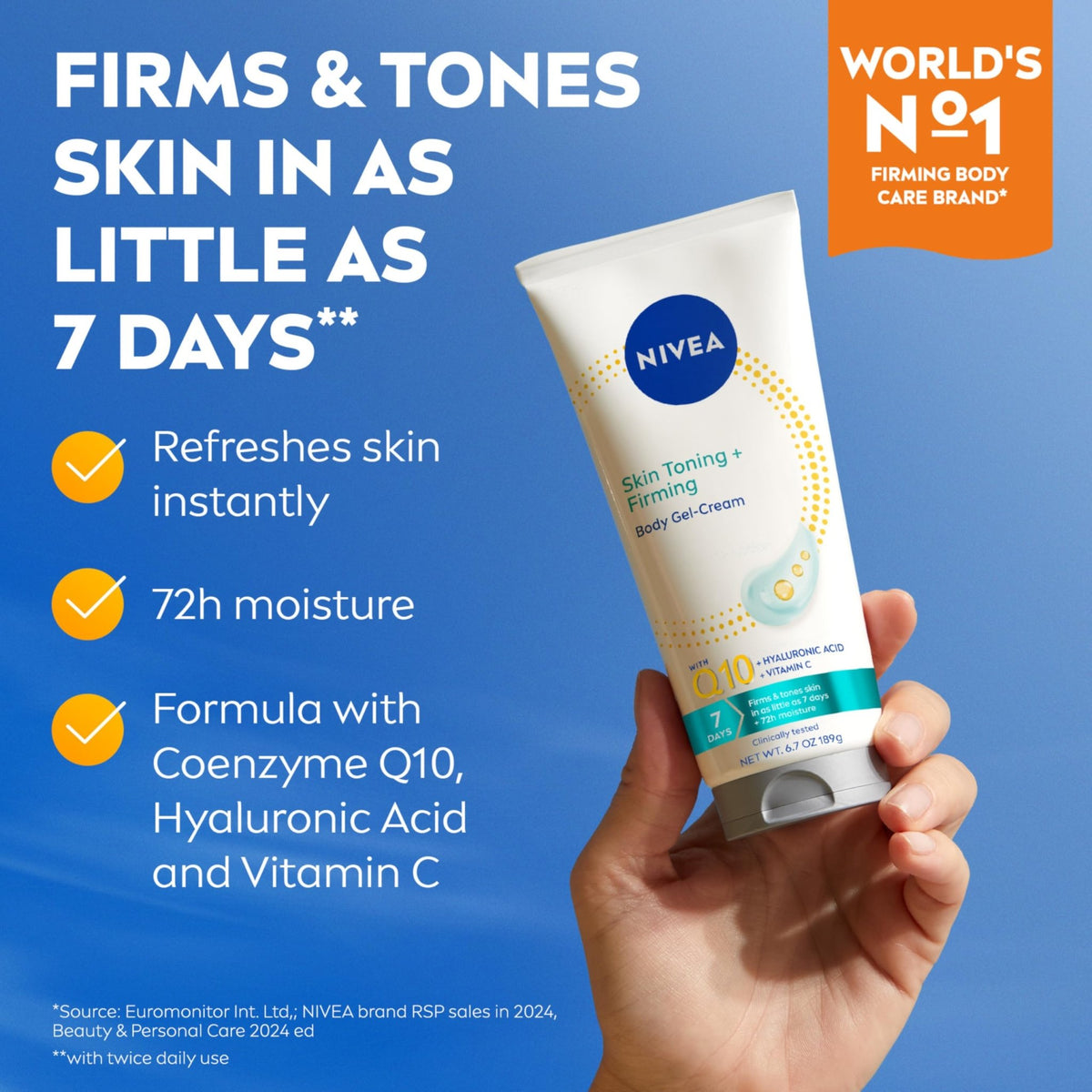NIVEA Skin Firming Skin Care Set, Body Lotion and Gel Cream, 2 Items Total - thewildfolk NIVEA Skin Firming Skin Care Set, Body Lotion and Gel Cream, 2 Items Total