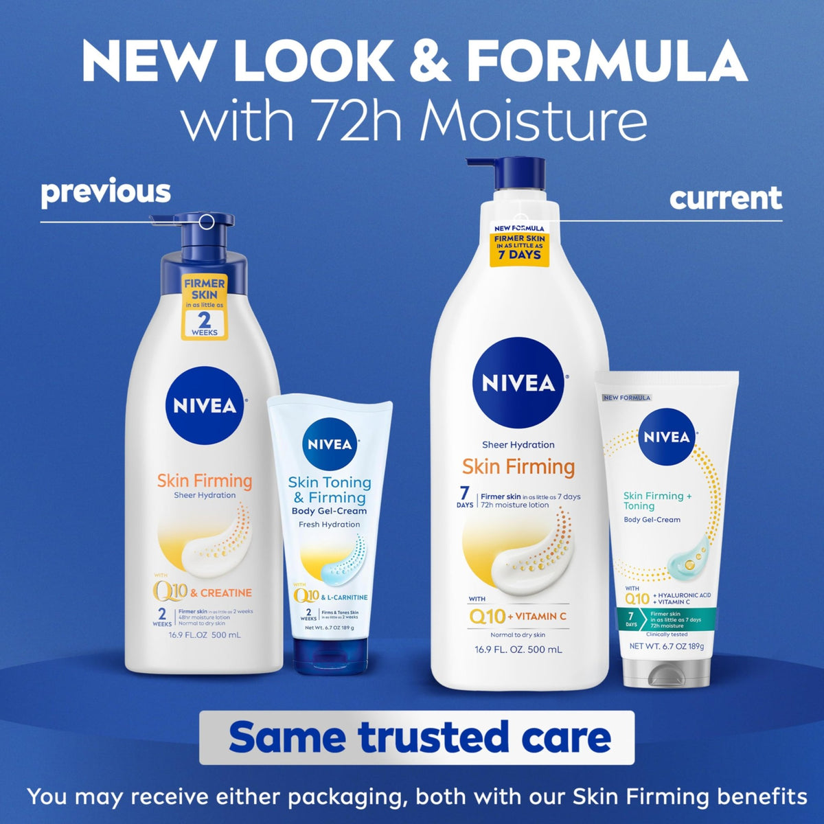 NIVEA Skin Firming Skin Care Set, Body Lotion and Gel Cream, 2 Items Total - thewildfolk NIVEA Skin Firming Skin Care Set, Body Lotion and Gel Cream, 2 Items Total