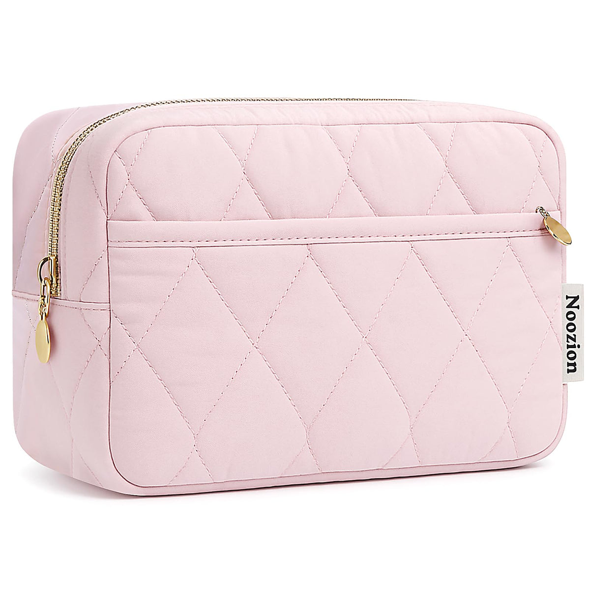 Noozion Makeup Bag Travel Toiletry Bag, Puffy Padded Cosmetic Bag for Women, Makeup Organizer Case, Wide-open Pouch Purse, Travel Essentials - thewildfolk Noozion Makeup Bag Travel Toiletry Bag, Puffy Padded Cosmetic Bag for Women, Makeup Organizer Case, Wide-open Pouch Purse, Travel Essentials