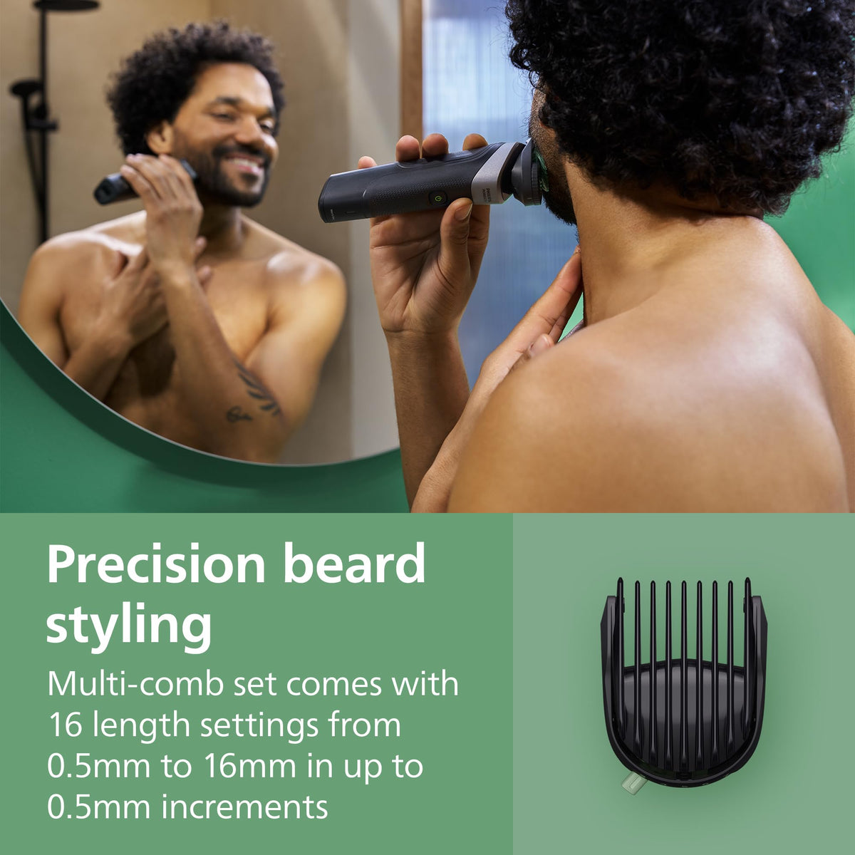 Norelco Philips All-in-One 5000 18-in-1 Trimmer, Face, Hair & Body, Black - thewildfolk Norelco Philips All-in-One 5000 18-in-1 Trimmer, Face, Hair & Body, Black