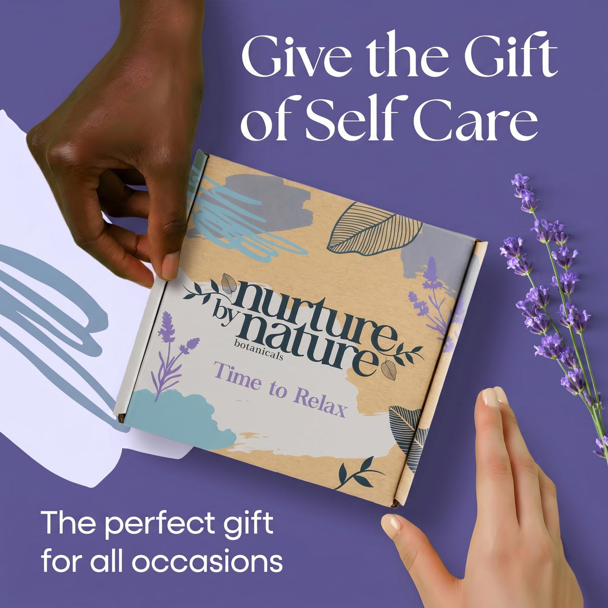 Nurture by Nature Self Care Gifts for Women - Spa Gift Baskets for Women & Relaxation Gifts | At Home Spa Kit | 6 Piece Bath Set with Pillow Spray, Candle, Bath Bomb & Bath Salts - thewildfolk Nurture by Nature Self Care Gifts for Women - Spa Gift Baskets for Women & Relaxation Gifts | At Home Spa Kit | 6 Piece Bath Set with Pillow Spray, Candle, Bath Bomb & Bath Salts