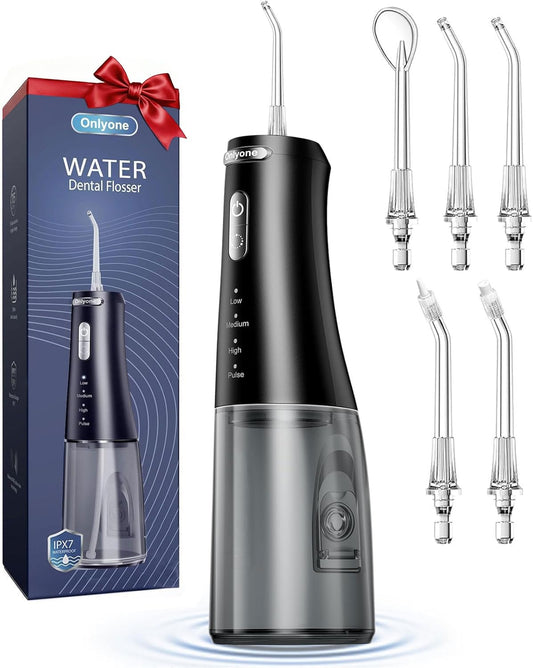 Onlyone Water Flosser with Adjustable Water Pressure for Daily Oral Care - thewildfolk Onlyone Water Flosser with Adjustable Water Pressure for Daily Oral Care