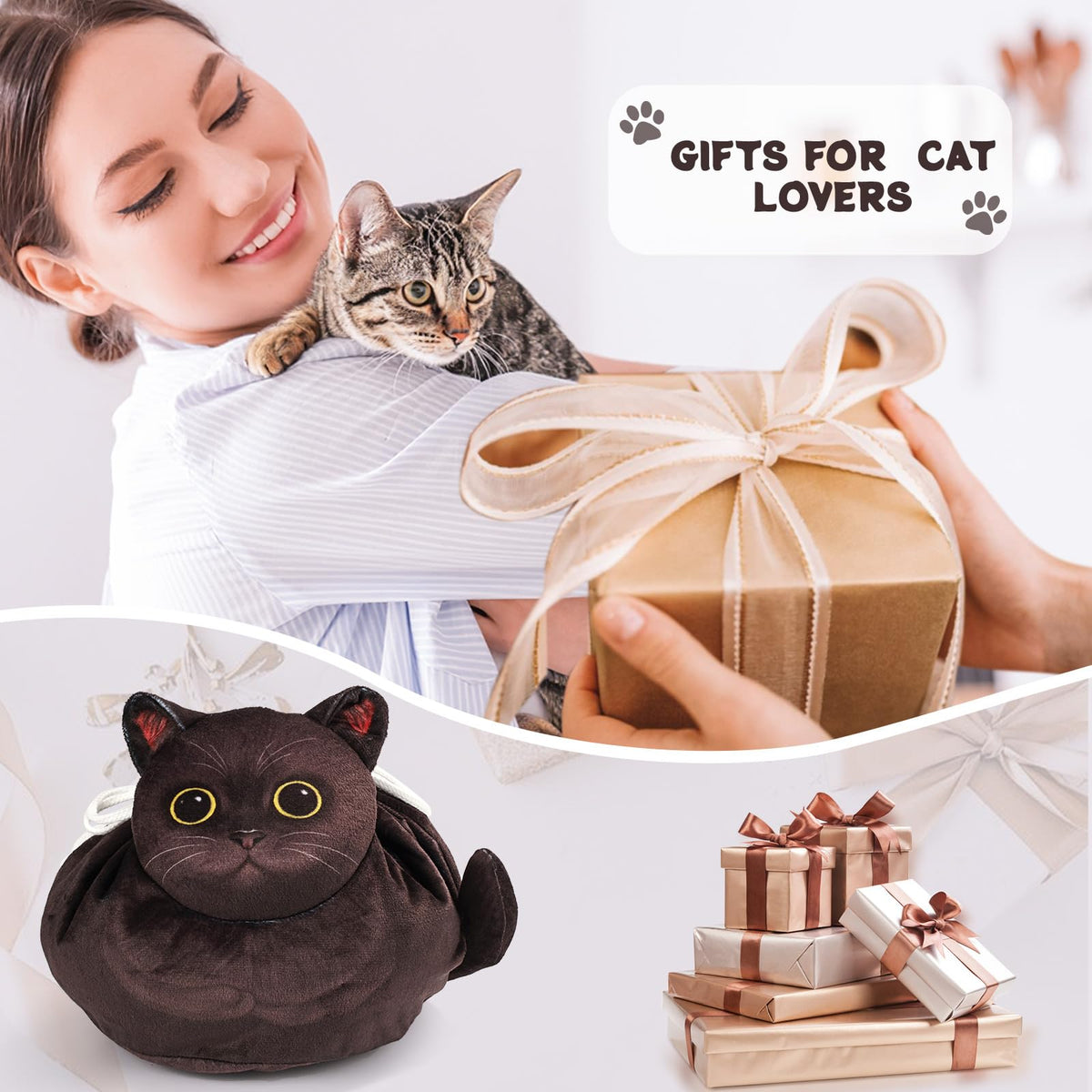 Openhahaha Drawstring Makeup Bag, Cat Makeup Bag, Travel Makeup Organizer, Cosmetic Pouch Bag, Cat Gift for Women, Lay Flat Makeup Bag Gifts for Cat Lovers - thewildfolk Openhahaha Drawstring Makeup Bag, Cat Makeup Bag, Travel Makeup Organizer, Cosmetic Pouch Bag, Cat Gift for Women, Lay Flat Makeup Bag Gifts for Cat Lovers
