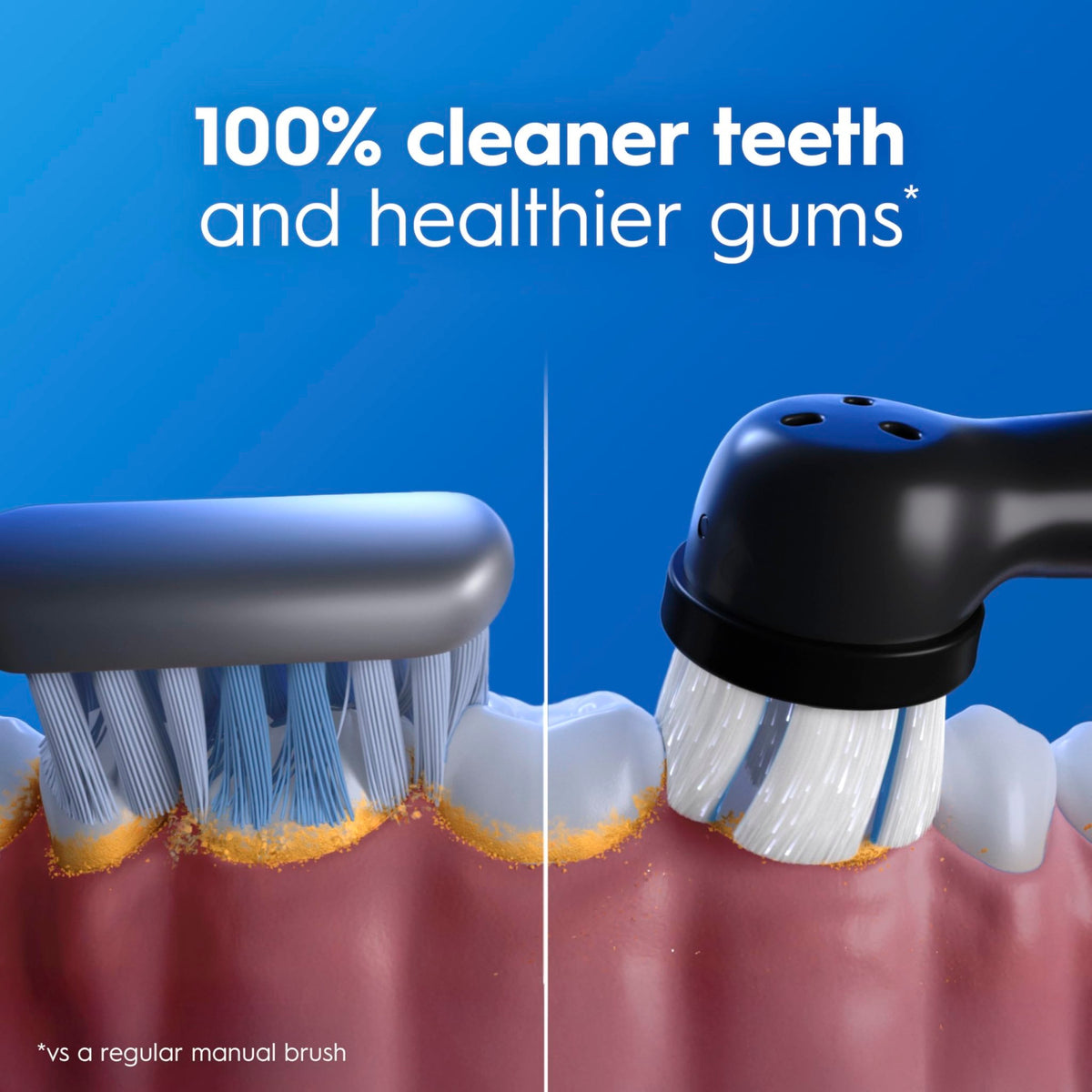 Oral-B iO Series 3 Limited Deep Clean Rechargeable Electric Toothbrush for Adults, Black, 3 Modes, Smart Pressure Sensor, Plaque Removal and Gum Care, 2 Replacement Brush Heads, Travel Case - thewildfolk Oral-B iO Series 3 Limited Deep Clean Rechargeable Electric Toothbrush for Adults, Black, 3 Modes, Smart Pressure Sensor, Plaque Removal and Gum Care, 2 Replacement Brush Heads, Travel Case