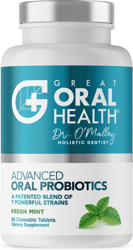 Oral Probiotics for Mouth Bad Breath Treatment for Adults; Dentist Formulated Dental Probiotics for Teeth and Gums Health & Chronic Halitosis with BLIS K12 M18, 60 Chewable Oral Health Tablets Mint - thewildfolk Oral Probiotics for Mouth Bad Breath Treatment for Adults; Dentist Formulated Dental Probiotics for Teeth and Gums Health & Chronic Halitosis with BLIS K12 M18, 60 Chewable Oral Health Tablets Mint