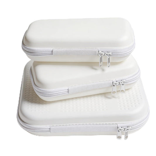 OUXIA 3 Pcs Hard Shell Zipper Case, Hard Plastic Zipper Case, Travel Toiletry Bag, Diaper Bag Organizer Pouches Matte Hard Shell Cosmetic/Toiletry Pouch, Travel Organizer, Toy Storage Bins for Travel - thewildfolk OUXIA 3 Pcs Hard Shell Zipper Case, Hard Plastic Zipper Case, Travel Toiletry Bag, Diaper Bag Organizer Pouches Matte Hard Shell Cosmetic/Toiletry Pouch, Travel Organizer, Toy Storage Bins for Travel