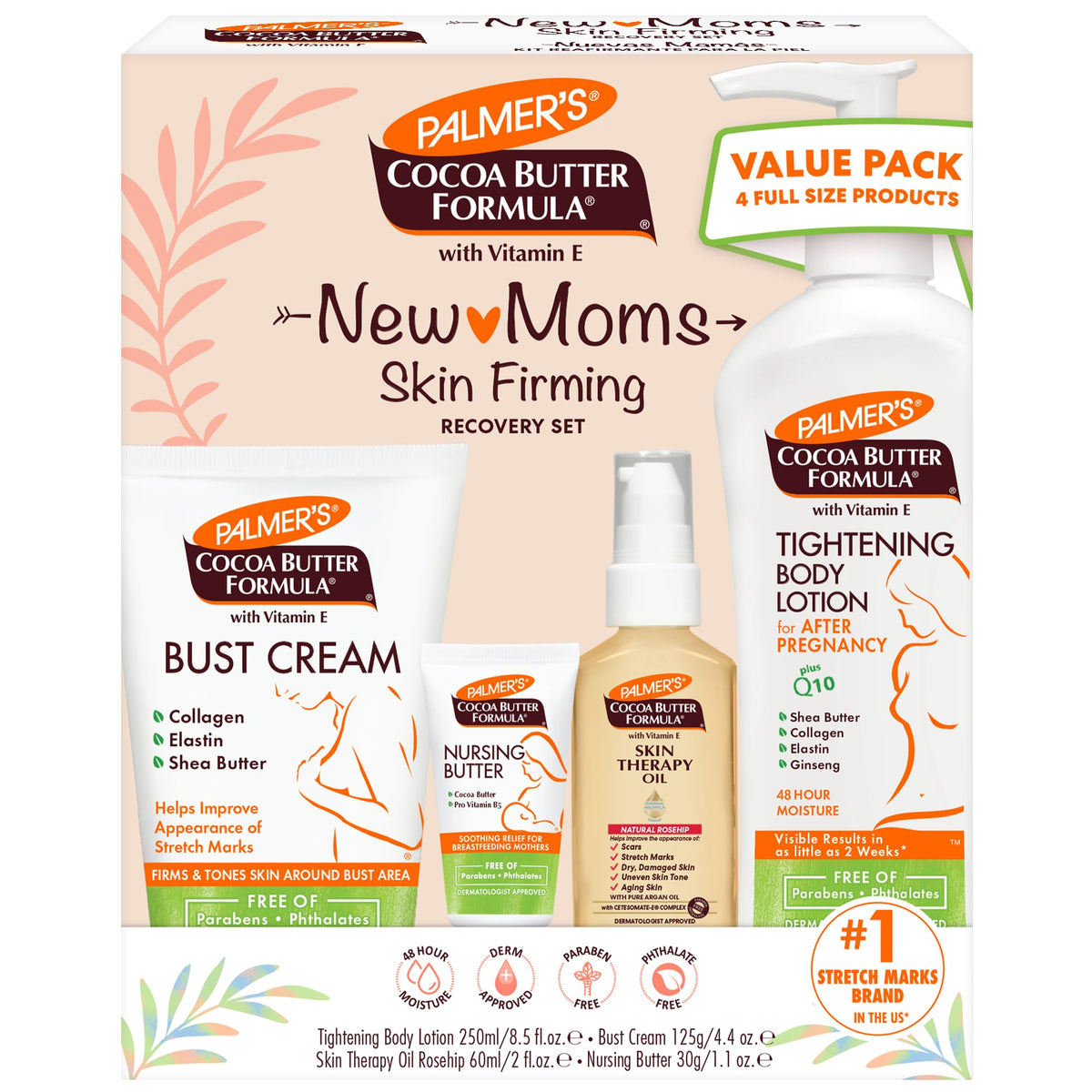 Palmer's Postpartum Essentials Cocoa Butter Formula Skin Care Kit (4 Piece) - thewildfolk Palmer's Postpartum Essentials Cocoa Butter Formula Skin Care Kit (4 Piece)