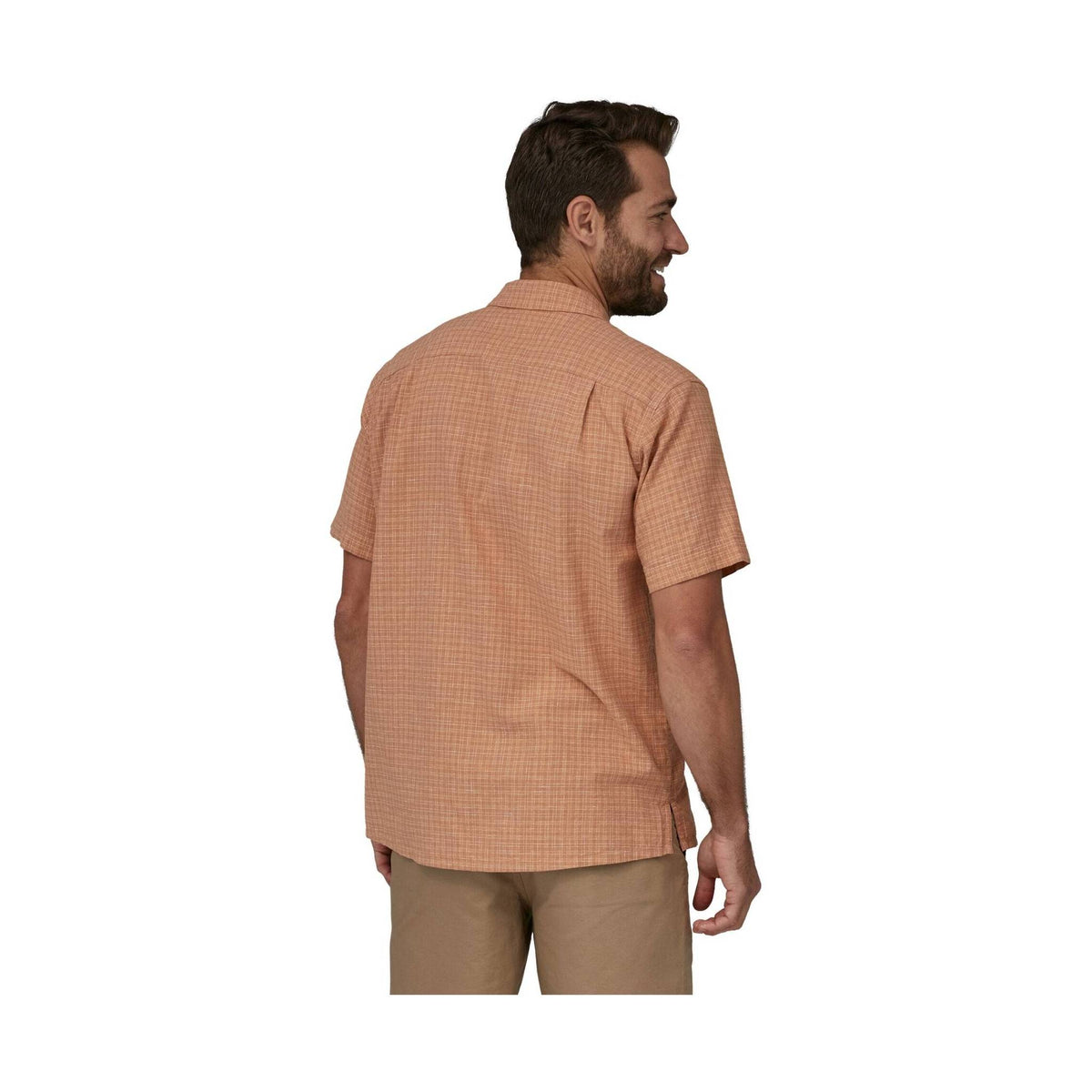 Patagonia Men's Back Step Shirt - Rainfall Plaid: Trip Brown - ONLINE STORE CREDIT/EXCHANGE ONLY