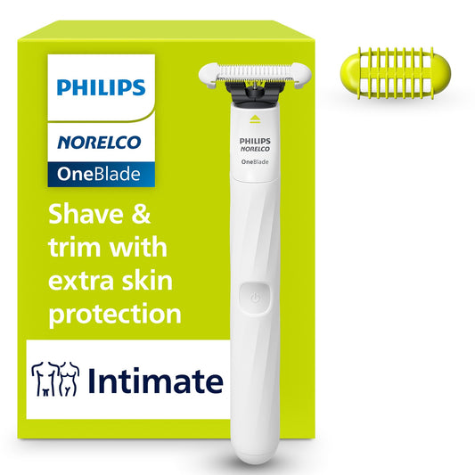 Philips Norelco OneBlade Intimate Trimmer and Shaver with Skin Protection - thewildfolk Philips Norelco OneBlade Intimate Trimmer and Shaver with Skin Protection