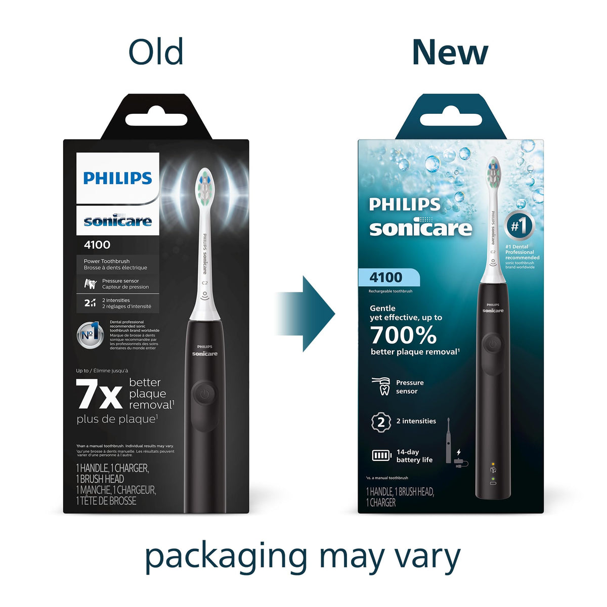 Philips Sonicare 4100 Rechargeable Electric Toothbrush, 1 Brush Head, Black - thewildfolk Philips Sonicare 4100 Rechargeable Electric Toothbrush, 1 Brush Head, Black
