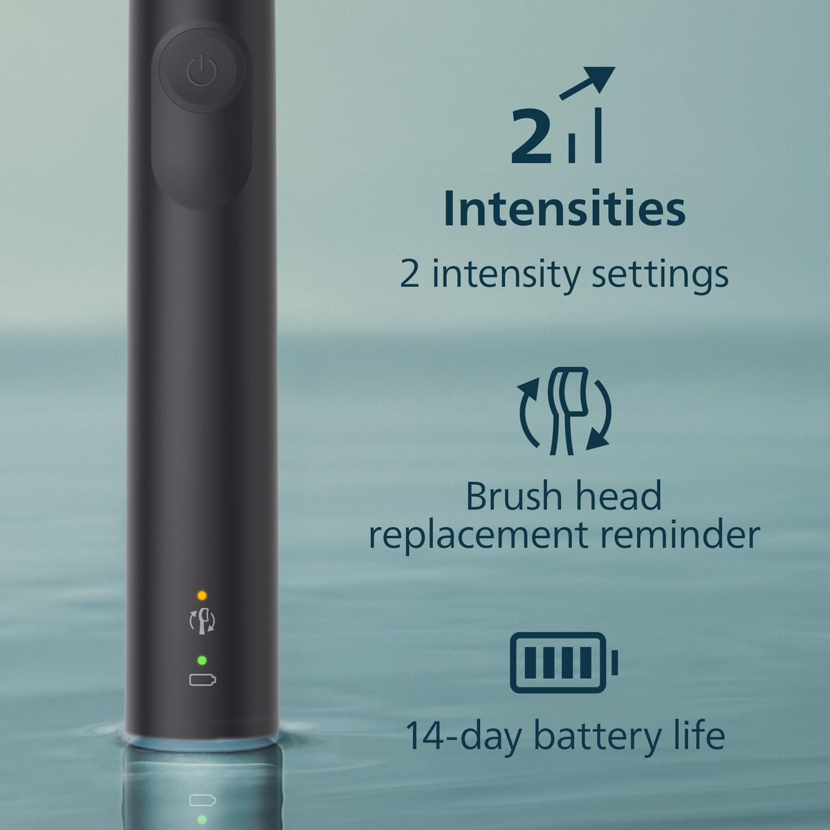 Philips Sonicare 4100 Rechargeable Electric Toothbrush, 1 Brush Head, Black - thewildfolk Philips Sonicare 4100 Rechargeable Electric Toothbrush, 1 Brush Head, Black