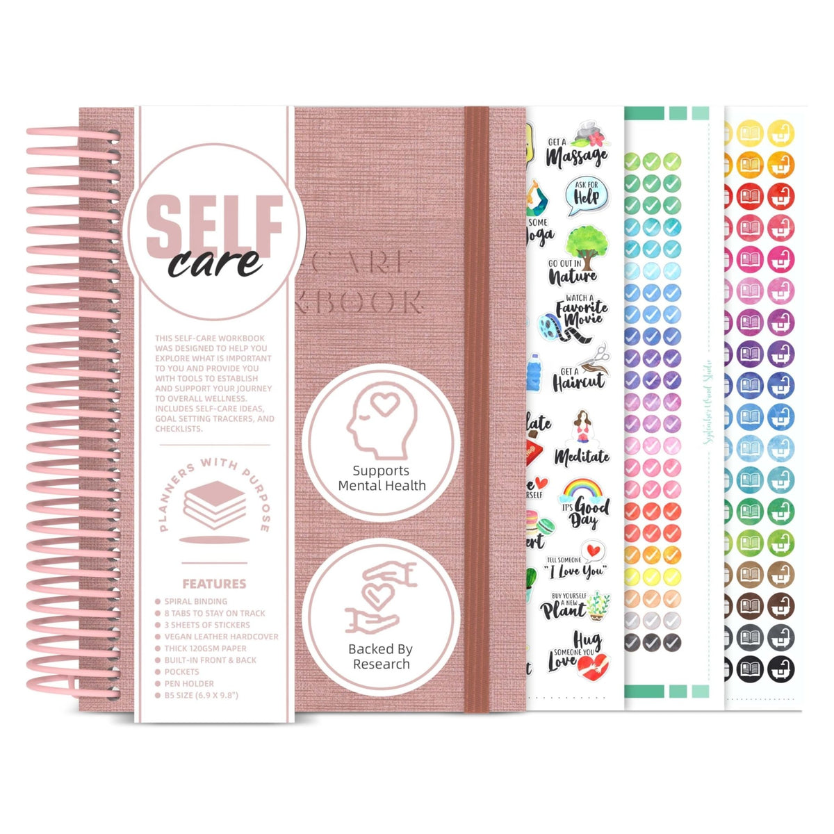 Planners with Purpose Self Care Journal, Self Love Workbook for Women - thewildfolk Planners with Purpose Self Care Journal, Self Love Workbook for Women