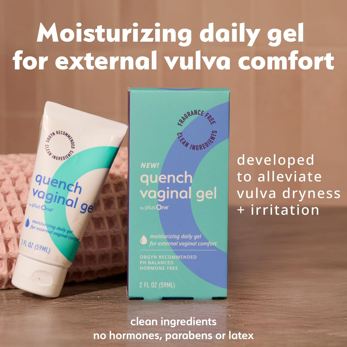 PlusOne Long Lasting Vaginal Moisturizer Gel - Hyaluronic Acid, 2 Fl oz - thewildfolk PlusOne Long Lasting Vaginal Moisturizer Gel - Hyaluronic Acid, 2 Fl oz