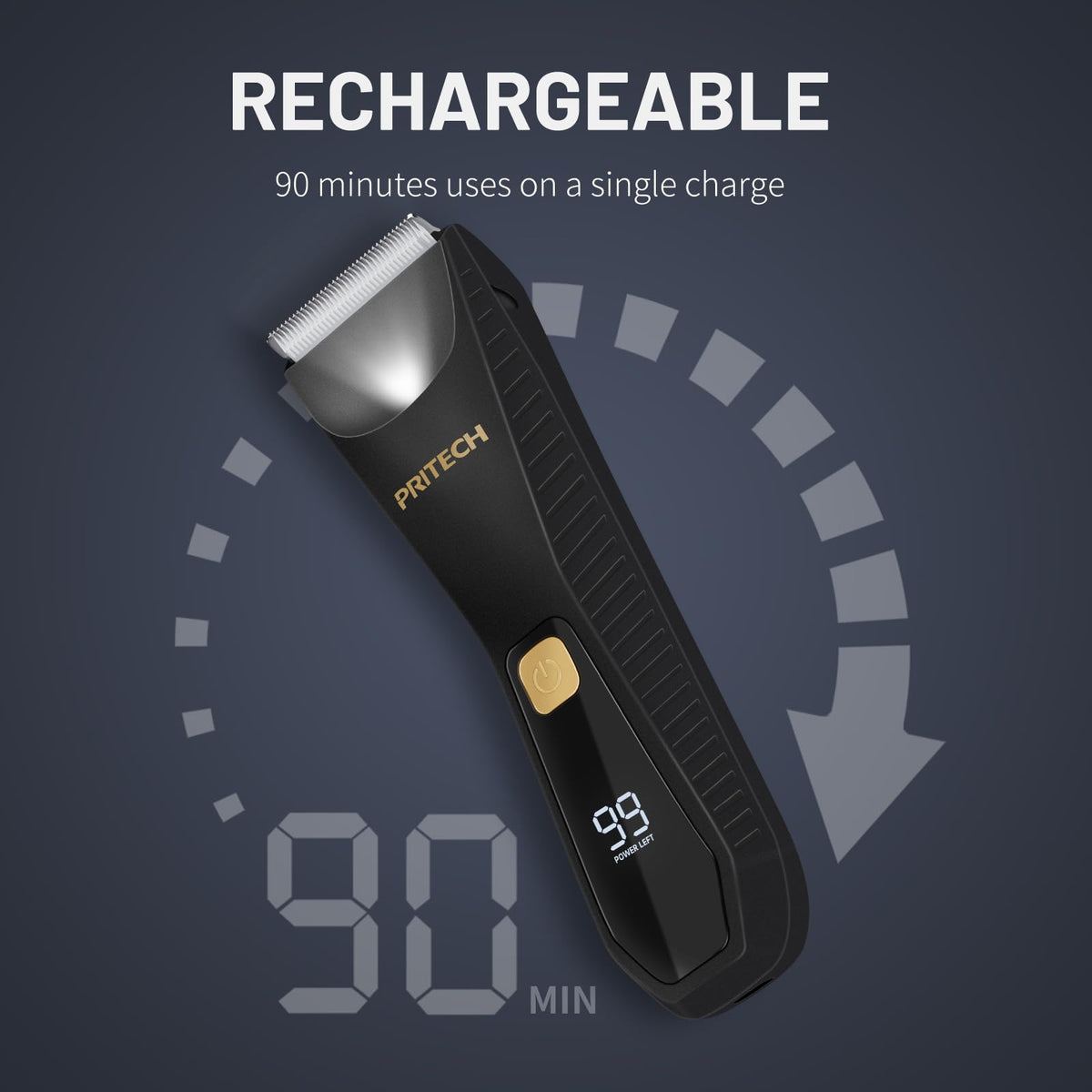 PRITECH Manscape Body Hair Trimmer - Waterproof Pubic Hair Ball Trimmer, Ceramic Blade Shavers Electric Razors for Men with USB-C Charging, Wet/Dry Use, Nick-Free Mens Grooming Kits, Gifts for Men - thewildfolk PRITECH Manscape Body Hair Trimmer - Waterproof Pubic Hair Ball Trimmer, Ceramic Blade Shavers Electric Razors for Men with USB-C Charging, Wet/Dry Use, Nick-Free Mens Grooming Kits, Gifts for Men