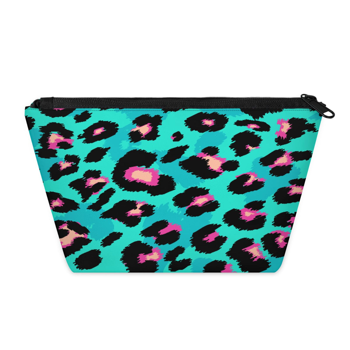 QsirBC Waterproof Makeup Bag Travel Cosmetic Pouch Multi Functional Organizer for Women Travel Gym Camping Gifts Leopard Jade Green - thewildfolk QsirBC Waterproof Makeup Bag Travel Cosmetic Pouch Multi Functional Organizer for Women Travel Gym Camping Gifts Leopard Jade Green