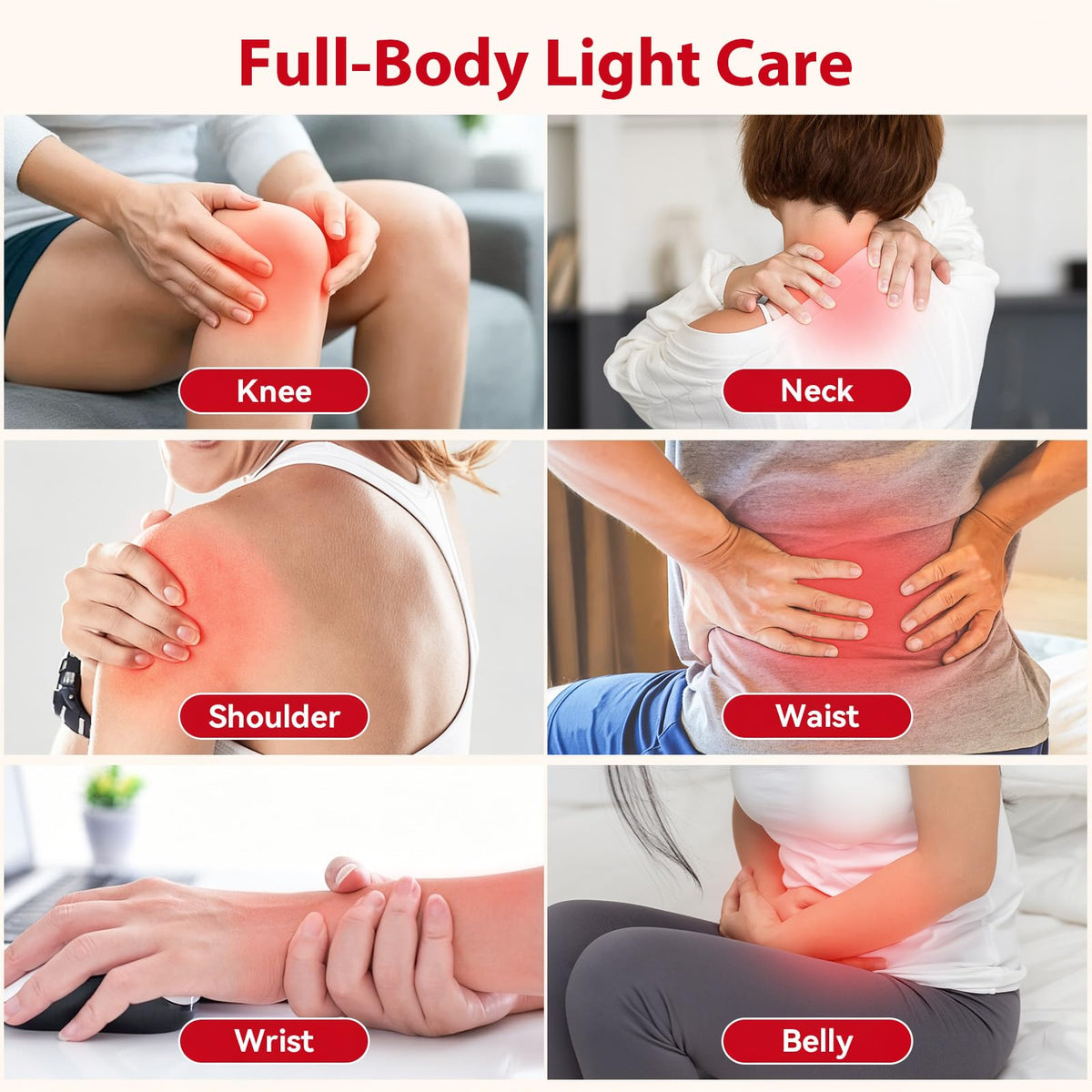 Red Light Therapy for Face & Body, 2-in-1 Red Light Panel with Belt, 660nm Red Light and 850nm Infrared Red Light Therapy Lamp, Remote Control, Adjustable Brightness & Timer for Skin Care & Relaxation - thewildfolk Red Light Therapy for Face & Body, 2-in-1 Red Light Panel with Belt, 660nm Red Light and 850nm Infrared Red Light Therapy Lamp, Remote Control, Adjustable Brightness & Timer for Skin Care & Relaxation
