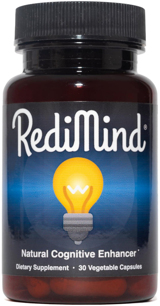 RediMind Natural Cognitive Support and Brain Supplement, Vegan, Gluten-Free - thewildfolk RediMind Natural Cognitive Support and Brain Supplement, Vegan, Gluten-Free