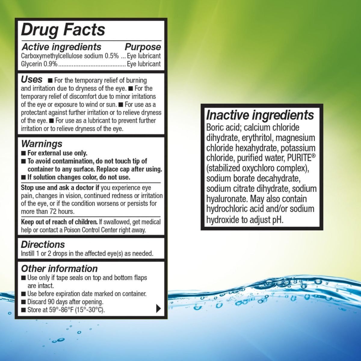 REFRESH RELIEVA Lubricant Eye Drops Artificial Tears, 0.33 fl oz (10 mL) - thewildfolk REFRESH RELIEVA Lubricant Eye Drops Artificial Tears, 0.33 fl oz (10 mL)