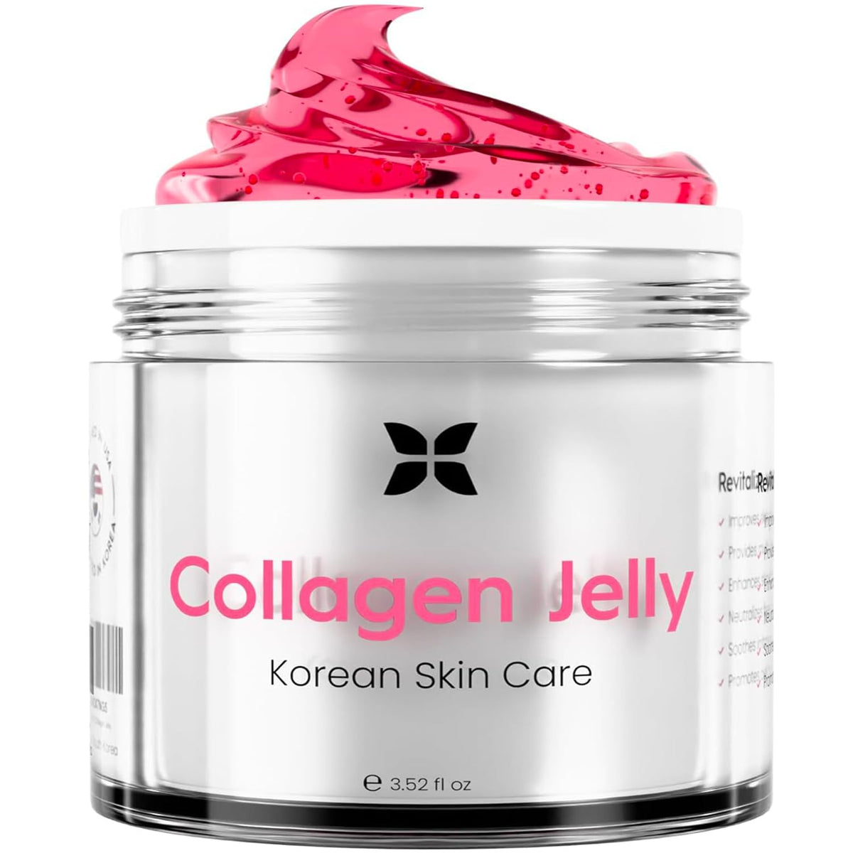 REVO Collagen Jelly – Korean Anti-Aging Plumping Formula with Hydrolyzed Collagen, Niacinamide, Hyaluronic Acid & Vitamin C – Skincare for Glass Glow Skin, Wrinkle Repair & Even Tone (3.52 Fl Oz) - thewildfolk REVO Collagen Jelly – Korean Anti-Aging Plumping Formula with Hydrolyzed Collagen, Niacinamide, Hyaluronic Acid & Vitamin C – Skincare for Glass Glow Skin, Wrinkle Repair & Even Tone (3.52 Fl Oz)