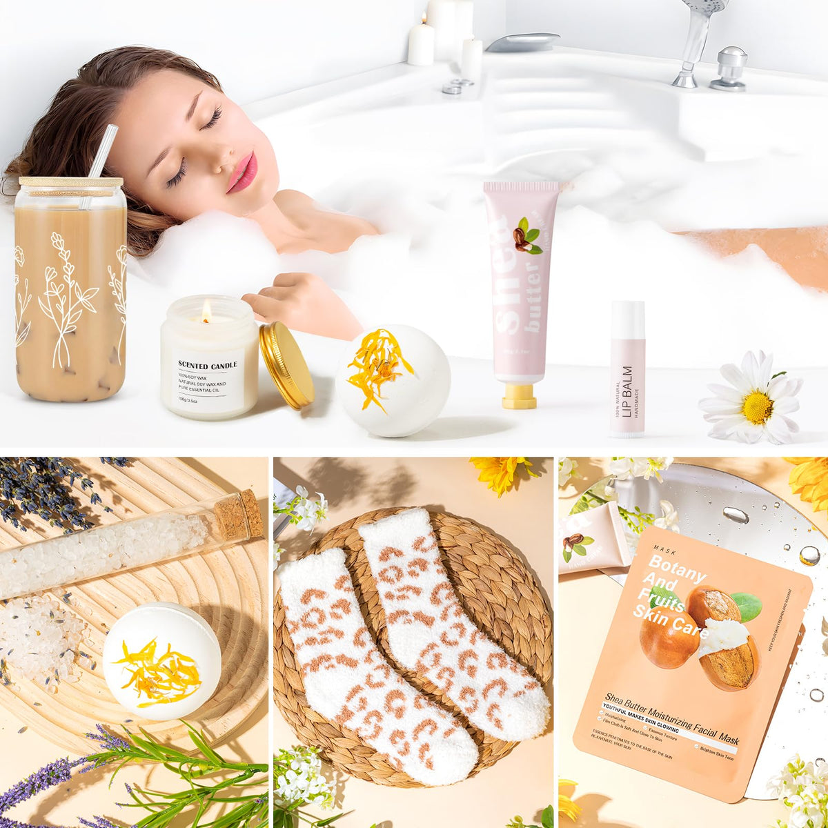Self Care Gifts for Women Spa Gifts for Women Get Well Soon Gift Care Package, Christmas Mothers Day Relaxing Spa Gift Baskets, Feel Better Inspirational Thinking of You Box for Mom Her Sister Friends - thewildfolk Self Care Gifts for Women Spa Gifts for Women Get Well Soon Gift Care Package, Christmas Mothers Day Relaxing Spa Gift Baskets, Feel Better Inspirational Thinking of You Box for Mom Her Sister Friends