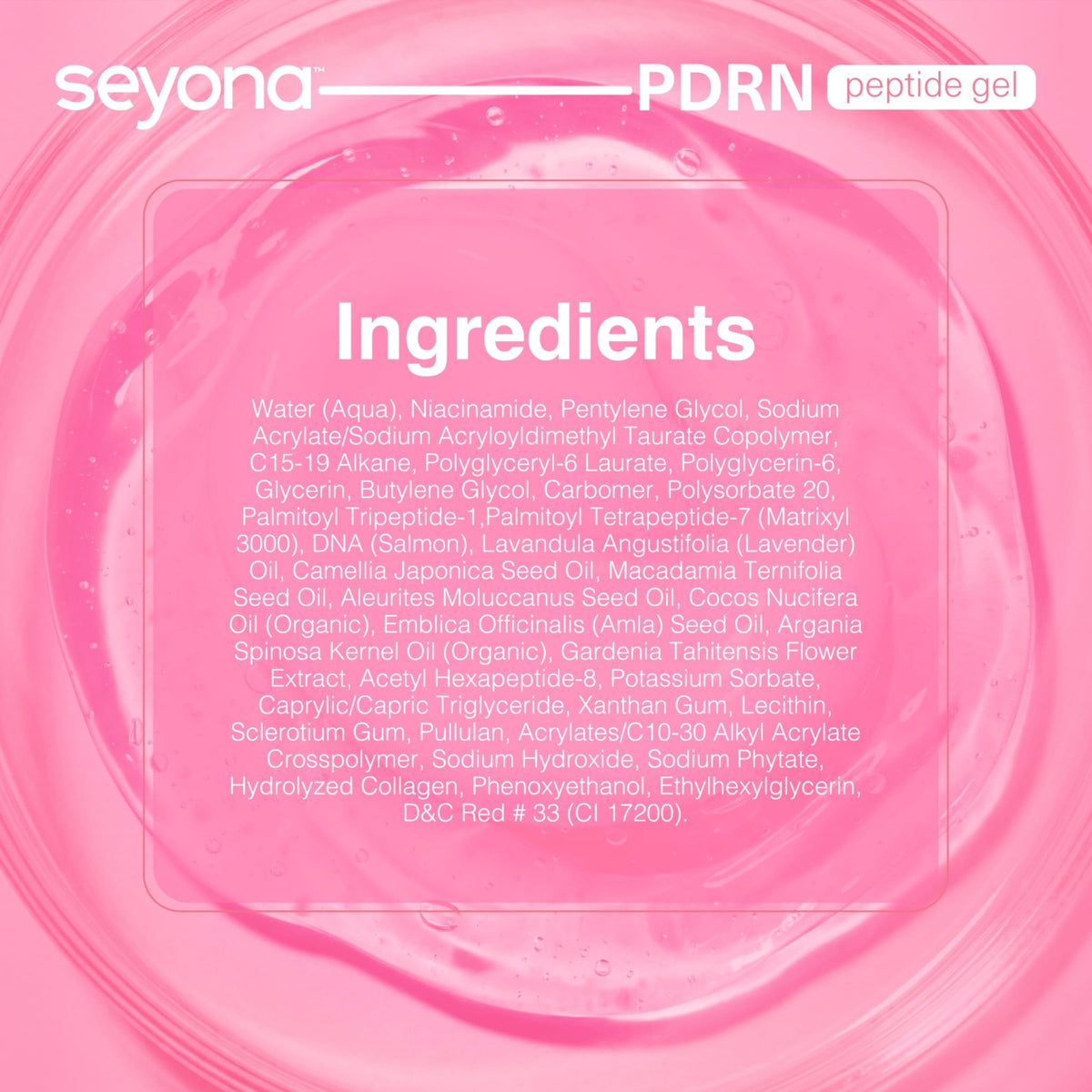 Seyona Advanced PDRN Peptide Gel – Salmon DNA Collagen Moisturizer with Matrixyl 3000, Niacinamide & Peptide Complex – Lightweight Korean Skincare Beauty Face Gel for Firm, Radiant-Looking Skin – 2oz - thewildfolk Seyona Advanced PDRN Peptide Gel – Salmon DNA Collagen Moisturizer with Matrixyl 3000, Niacinamide & Peptide Complex – Lightweight Korean Skincare Beauty Face Gel for Firm, Radiant-Looking Skin – 2oz