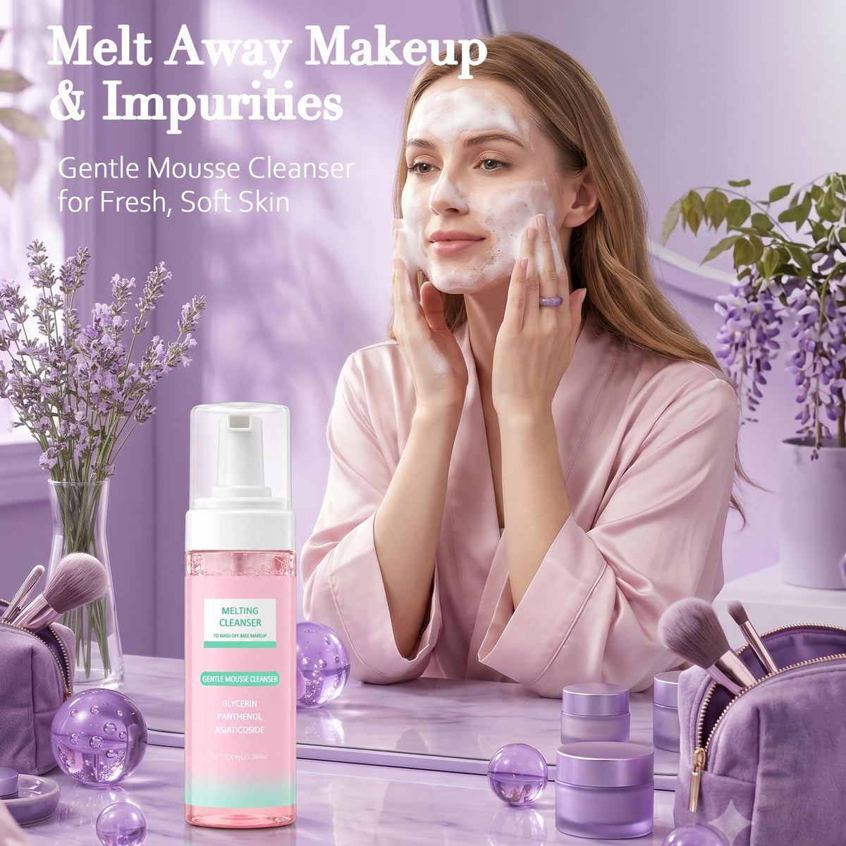 Skincare Routine Set - Facial Care Kit with Cleanser, Serums, Balm & Eye Patches - Hydrating & Daily Skin Care - thewildfolk Skincare Routine Set - Facial Care Kit with Cleanser, Serums, Balm & Eye Patches - Hydrating & Daily Skin Care