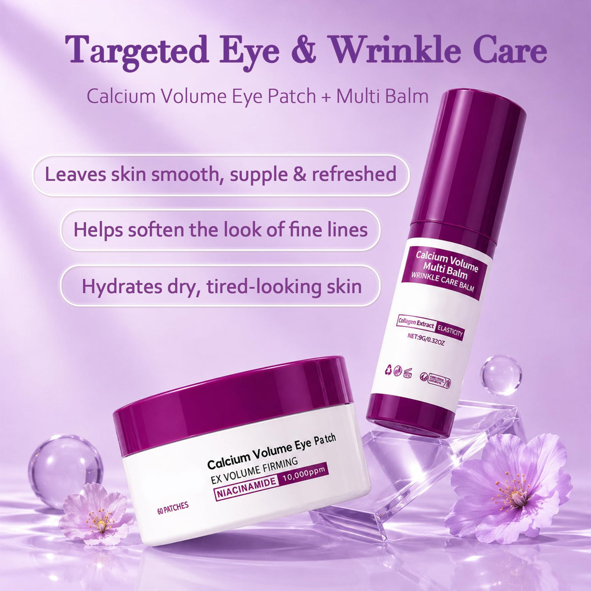 Skincare Routine Set - Facial Care Kit with Cleanser, Serums, Balm & Eye Patches - Hydrating & Daily Skin Care - thewildfolk Skincare Routine Set - Facial Care Kit with Cleanser, Serums, Balm & Eye Patches - Hydrating & Daily Skin Care