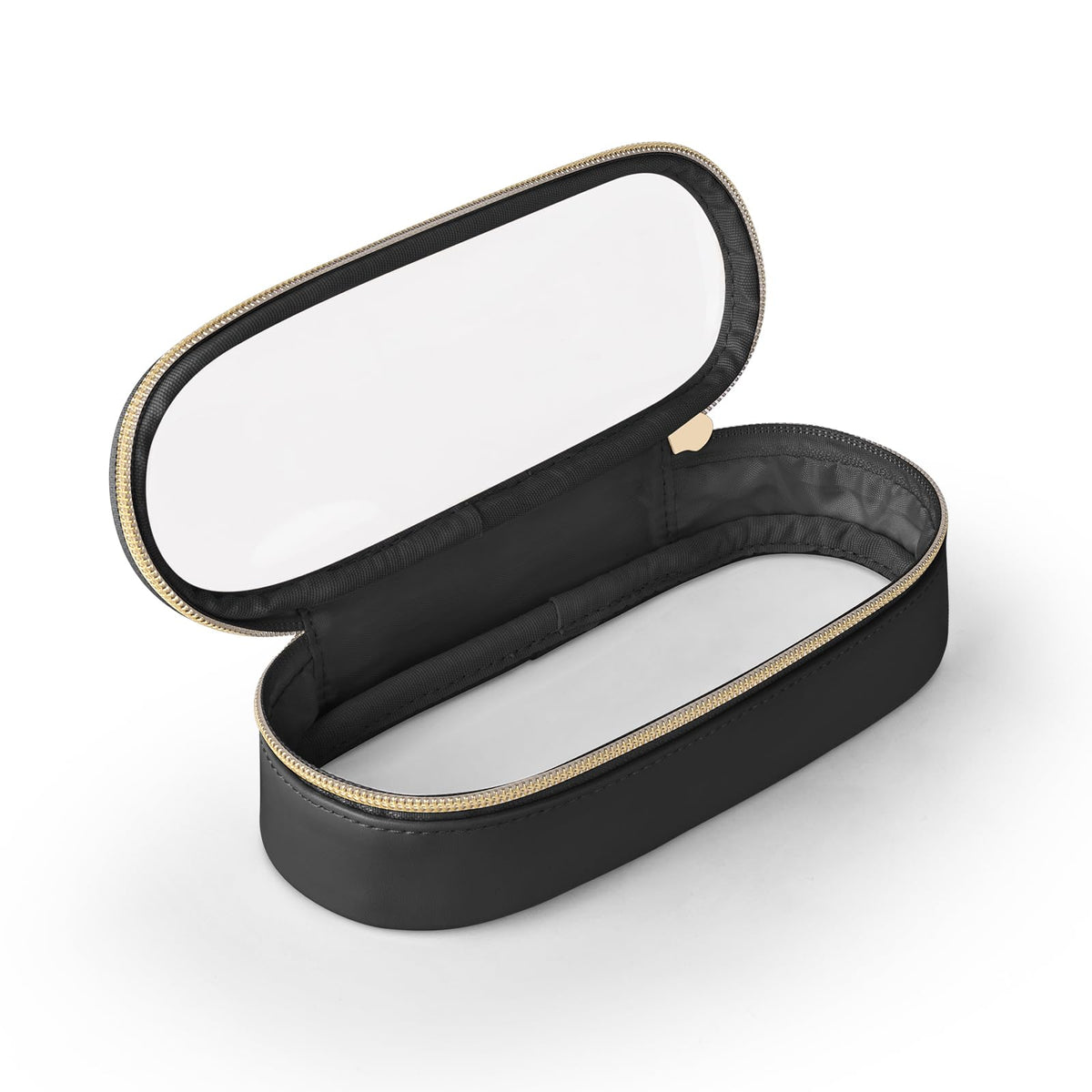 Soimeat Clear Travel Makeup Brush Holder, Leather Makeup Brush Toiletry Bag, Portable Cosmetic Brush Case, Transparent Waterproof Makeup Brush Storage Bag, Black - thewildfolk Soimeat Clear Travel Makeup Brush Holder, Leather Makeup Brush Toiletry Bag, Portable Cosmetic Brush Case, Transparent Waterproof Makeup Brush Storage Bag, Black