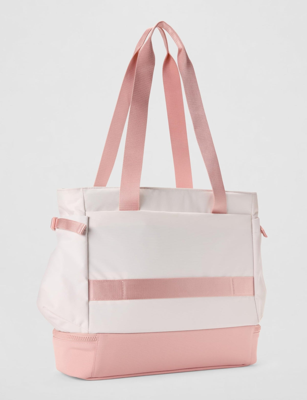 STANLEY Vitalize Tote| Gym, Work & Travel Bag with Laptop Sleeve | Expandable Bottom Compartment | Tumbler & Water Bottle Pockets | Durable Recycled Fabric | Rose Quartz - thewildfolk STANLEY Vitalize Tote| Gym, Work & Travel Bag with Laptop Sleeve | Expandable Bottom Compartment | Tumbler & Water Bottle Pockets | Durable Recycled Fabric | Rose Quartz