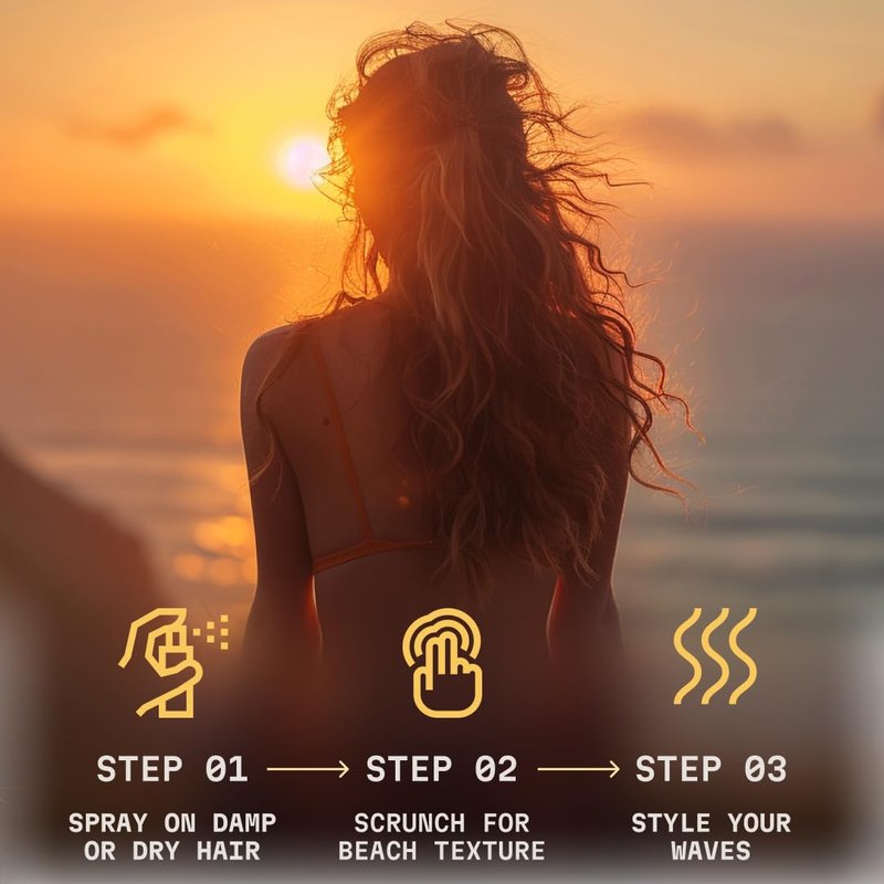 Striking Viking Sea Salt Spray for Men, Citrus Scent, Hair Texturizing Spray - Volumizing, Curl Enhancing, Shape & Hold, 6.76 fl Oz, Paraben Free, Made in Germany - thewildfolk Striking Viking Sea Salt Spray for Men, Citrus Scent, Hair Texturizing Spray - Volumizing, Curl Enhancing, Shape & Hold, 6.76 fl Oz, Paraben Free, Made in Germany