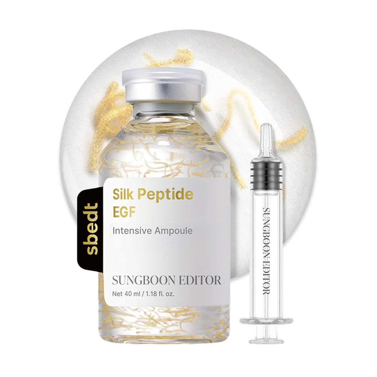 SUNGBOON EDITOR Glow Intensive Deep Collagen Silk Peptide EGF Ampoule, Copper Peptides Serum for Face with Multi Peptides, Hydrating Korean Skincare Facial Serum for Smooth-Looking Skin, 1.35 fl oz - thewildfolk SUNGBOON EDITOR Glow Intensive Deep Collagen Silk Peptide EGF Ampoule, Copper Peptides Serum for Face with Multi Peptides, Hydrating Korean Skincare Facial Serum for Smooth-Looking Skin, 1.35 fl oz