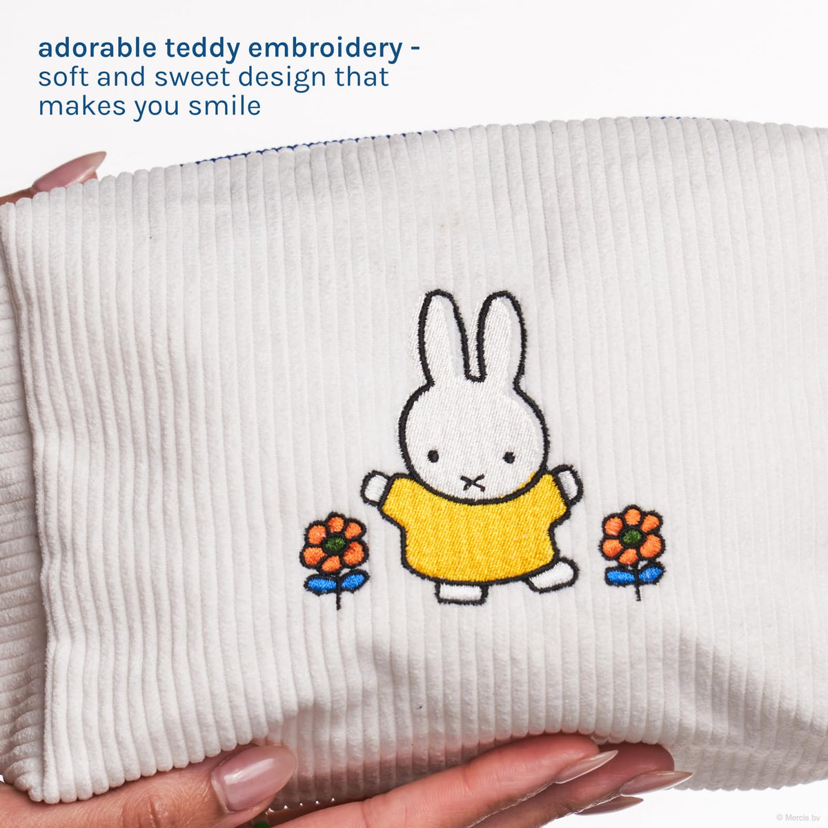 The Crème Shop Miffy Perfect Travel Makeup Bag, Cute Zipper Toiletry Pouch - thewildfolk The Crème Shop Miffy Perfect Travel Makeup Bag, Cute Zipper Toiletry Pouch