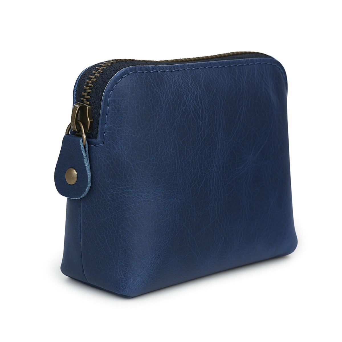 TheAntiq Full Grain Leather Cosmetic Bag – Zippered Makeup Pouch for Women, Small Travel Toiletry & Organizer Pouch for Purse, Premium Handmade Leather (5 × 4 × 2.5 in) - thewildfolk TheAntiq Full Grain Leather Cosmetic Bag – Zippered Makeup Pouch for Women, Small Travel Toiletry & Organizer Pouch for Purse, Premium Handmade Leather (5 × 4 × 2.5 in)