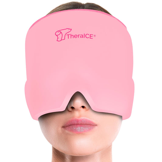 TheraICE Headache Relief Cap for Women, Headache Hat Migraine Ice Pack Mask - thewildfolk TheraICE Headache Relief Cap for Women, Headache Hat Migraine Ice Pack Mask