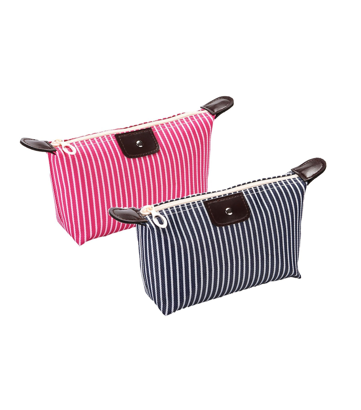THTAJ 2 Pack Make Up Bag for Traveling,Preppy make up bag,Toiletry Bag,Nylon Cosmetic Bag,Light Pink Makeup Bag,Skin Care Bag，Tiny Makeup Bag - thewildfolk THTAJ 2 Pack Make Up Bag for Traveling,Preppy make up bag,Toiletry Bag,Nylon Cosmetic Bag,Light Pink Makeup Bag,Skin Care Bag，Tiny Makeup Bag