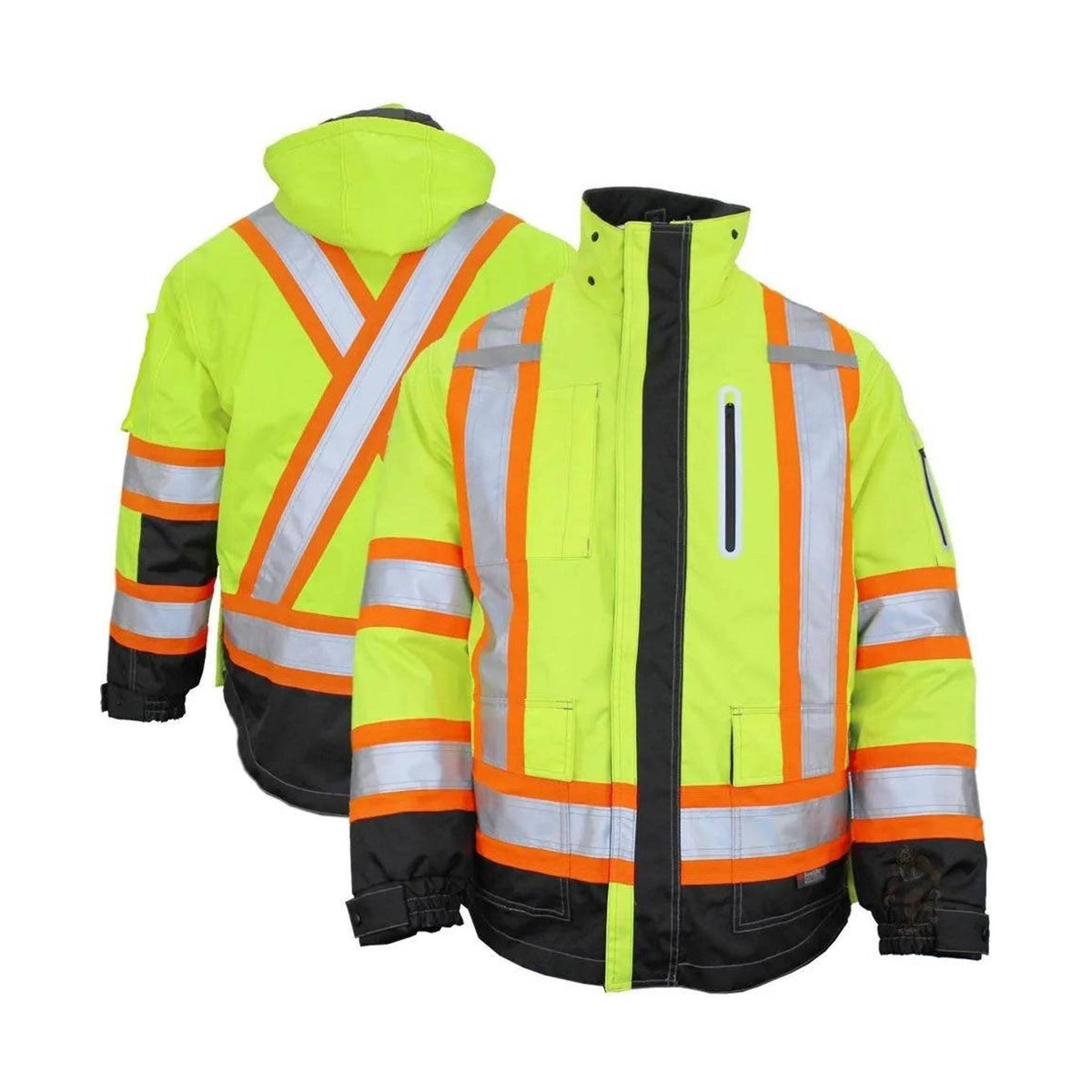 Tough Duck Men's Hi-Vis Shell - Green Safety
