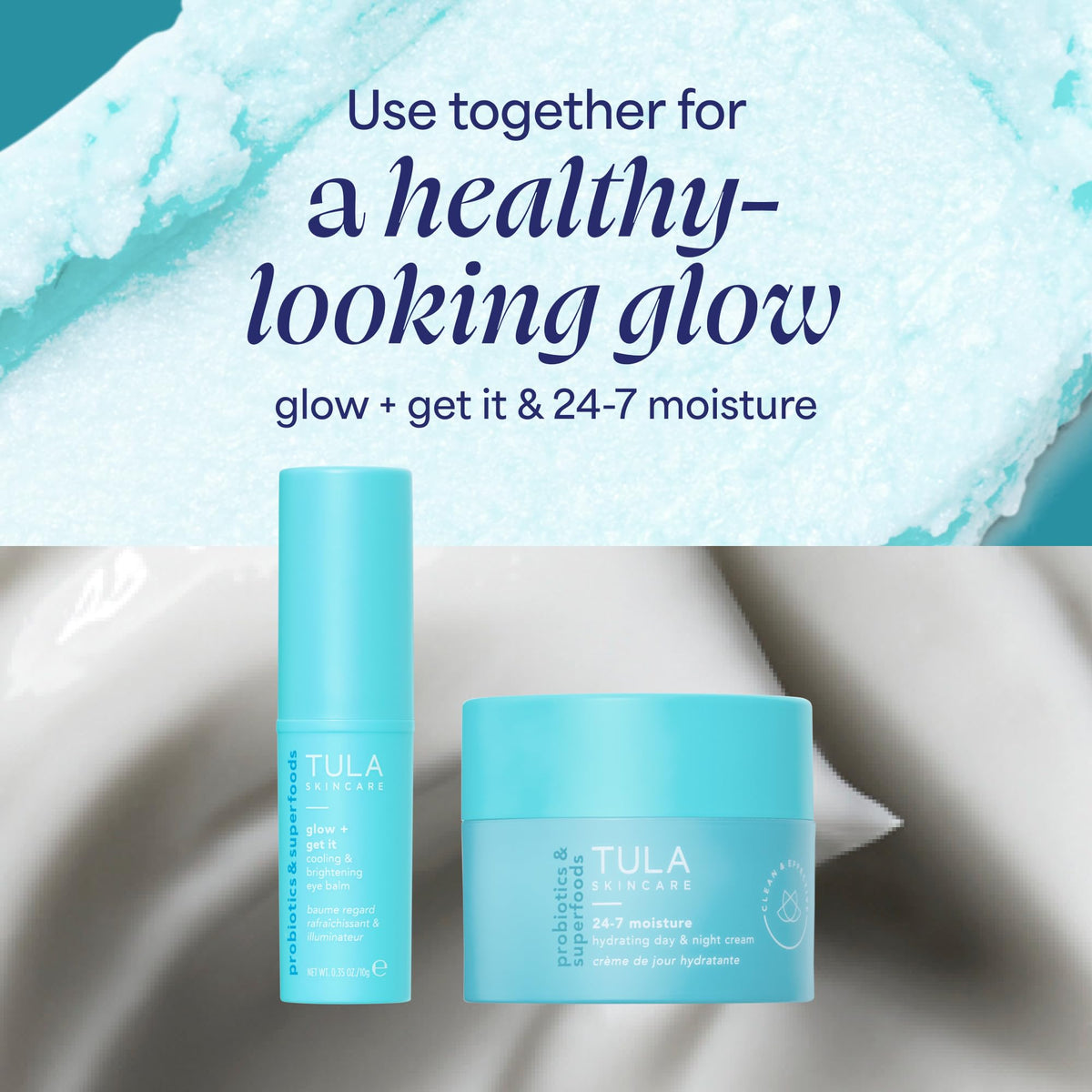 TULA Skin Care Eye Balm Glow & Get It - Dark Circle Treatment, Instantly Hydrate and Brighten Undereye Area, Portable and Perfect to Use On-the-go, 0.35 oz. - thewildfolk TULA Skin Care Eye Balm Glow & Get It - Dark Circle Treatment, Instantly Hydrate and Brighten Undereye Area, Portable and Perfect to Use On-the-go, 0.35 oz.