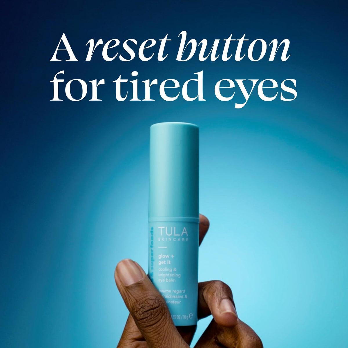 TULA Skin Care Eye Balm Glow & Get It - Dark Circle Treatment, Instantly Hydrate and Brighten Undereye Area, Portable and Perfect to Use On-the-go, 0.35 oz. - thewildfolk TULA Skin Care Eye Balm Glow & Get It - Dark Circle Treatment, Instantly Hydrate and Brighten Undereye Area, Portable and Perfect to Use On-the-go, 0.35 oz.