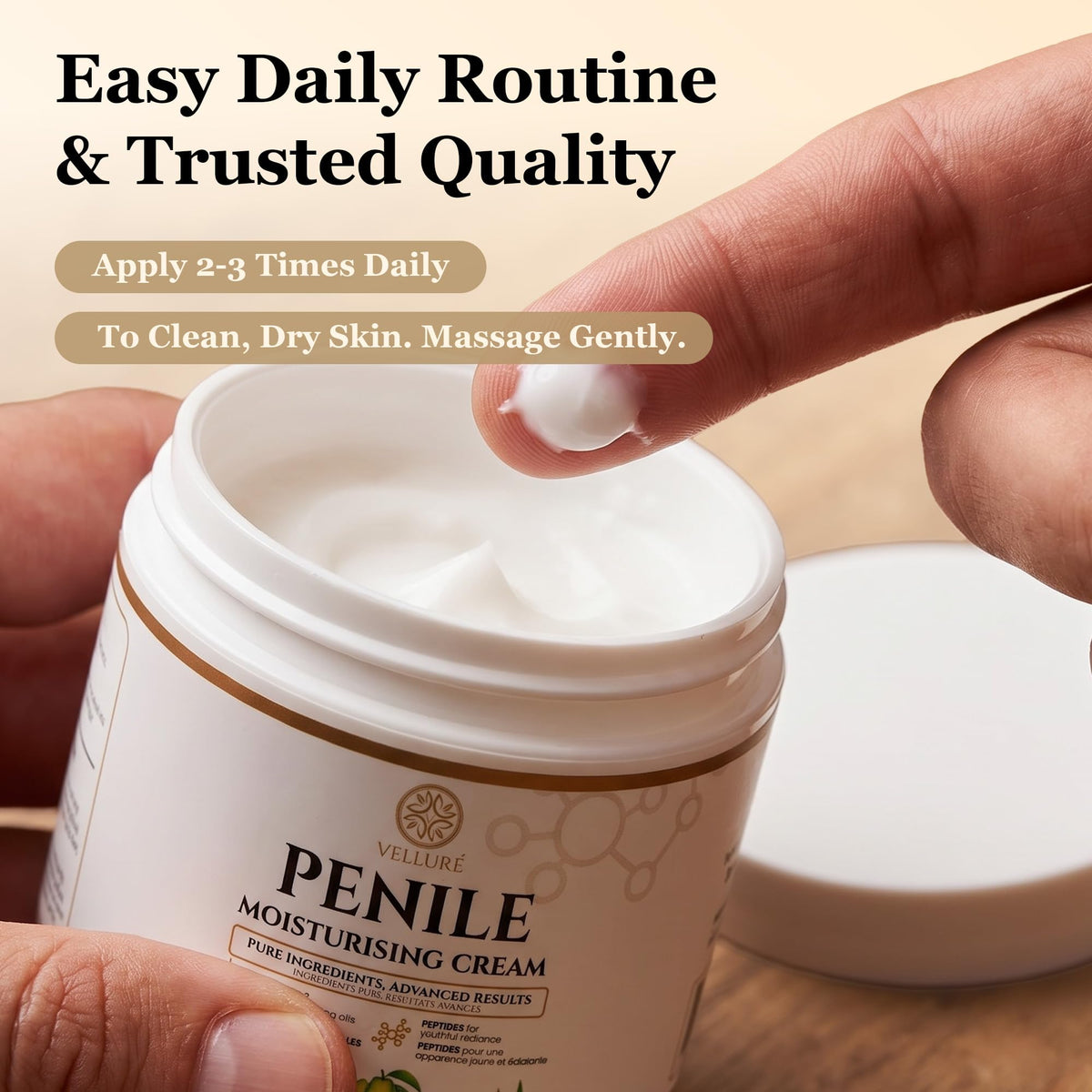 Velluré Penile Cream Men's Intimate Moisturizer & Genital Skin Care, 4oz - thewildfolk Velluré Penile Cream Men's Intimate Moisturizer & Genital Skin Care, 4oz