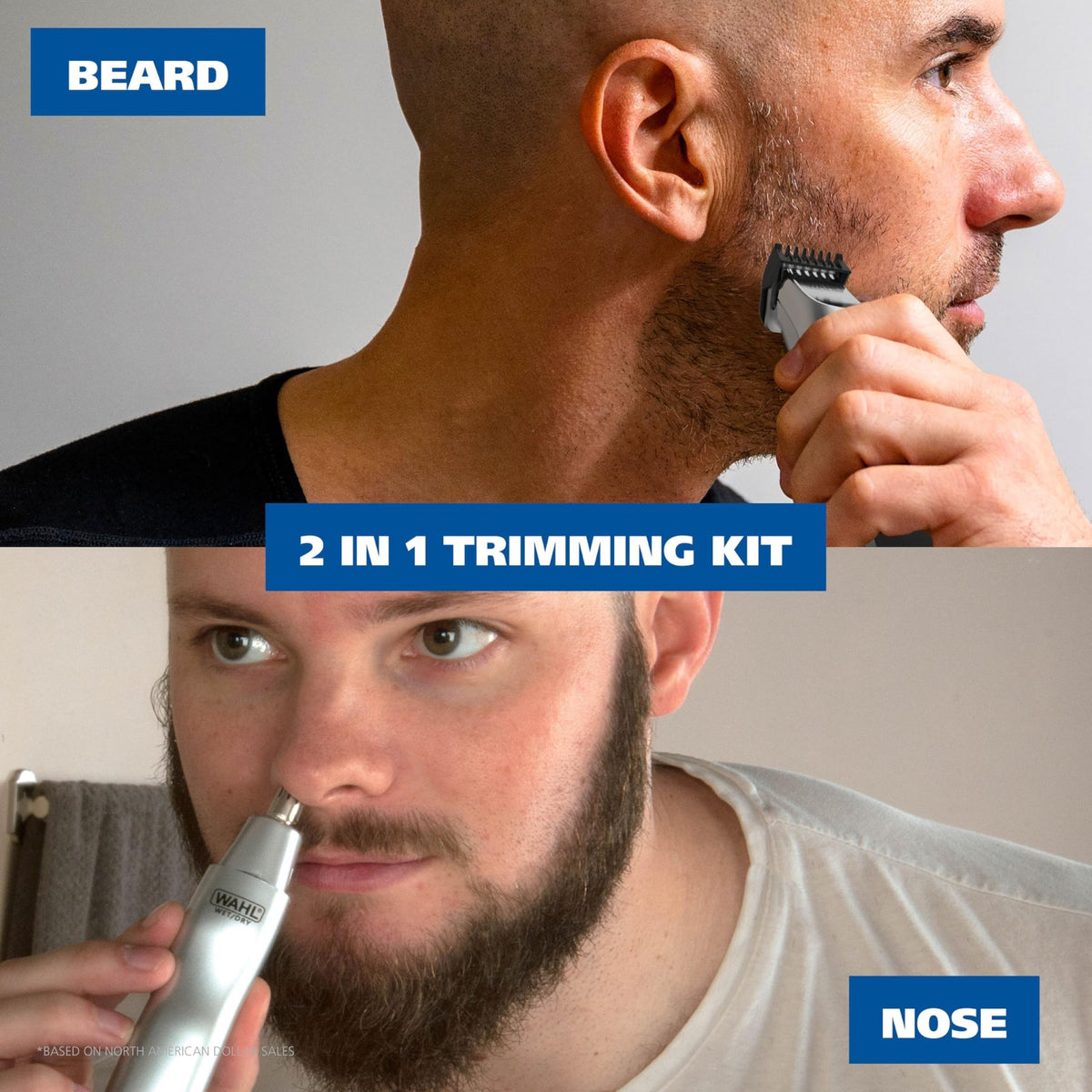 Wahl Groomsman Rechargeable Beard Trimmer Kit & Bonus Battery Nose Trimmer - thewildfolk Wahl Groomsman Rechargeable Beard Trimmer Kit & Bonus Battery Nose Trimmer