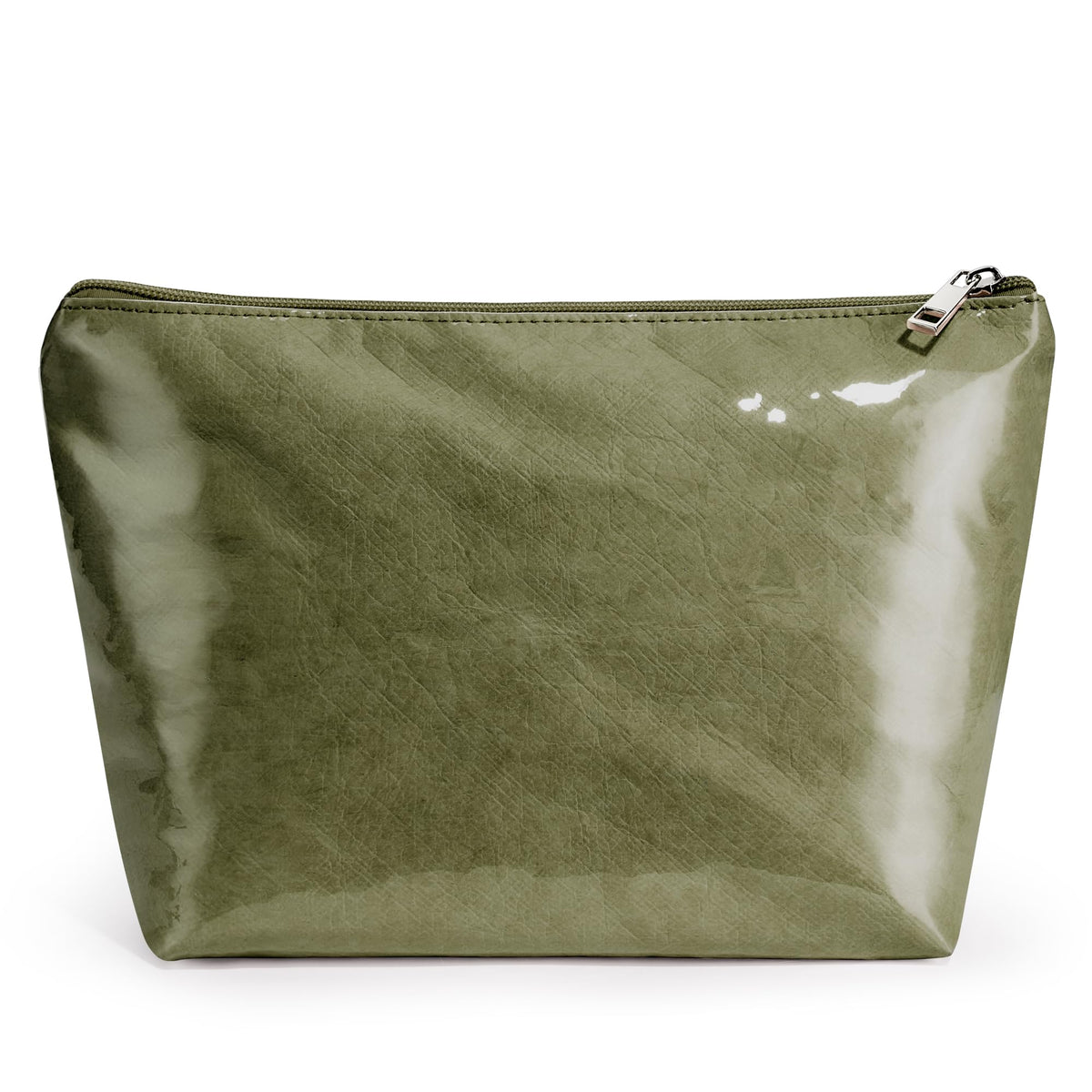 WLLWOO PVC Makeup Bag Waterproof Kraft Paper Cosmetic Pouch for Purse - thewildfolk WLLWOO PVC Makeup Bag Waterproof Kraft Paper Cosmetic Pouch for Purse