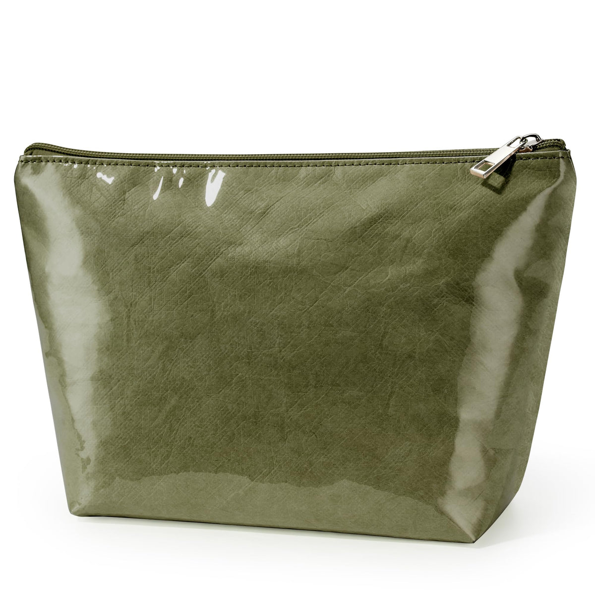 WLLWOO PVC Makeup Bag Waterproof Kraft Paper Cosmetic Pouch for Purse - thewildfolk WLLWOO PVC Makeup Bag Waterproof Kraft Paper Cosmetic Pouch for Purse