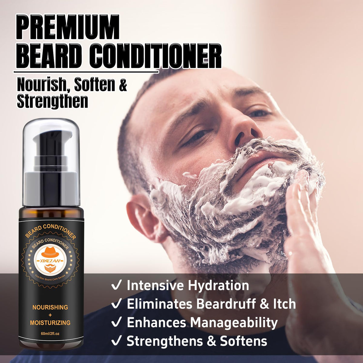 XIKEZAN Beard Kit Gifts for Men Grooming/Care-Soften,Soothe Beard GoodScent - thewildfolk XIKEZAN Beard Kit Gifts for Men Grooming/Care-Soften,Soothe Beard GoodScent